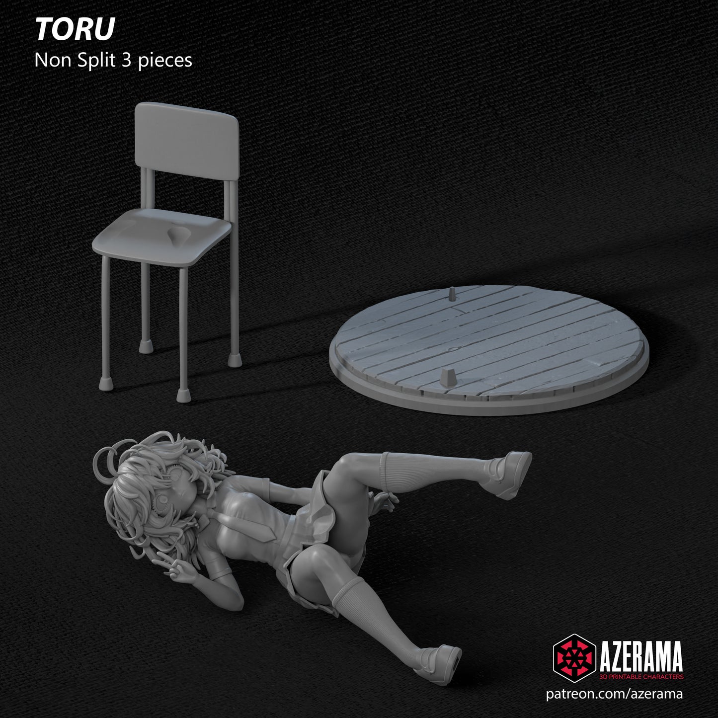 Toru - Unassembled and Unpainted Garage Kit - Model Designed by Azerama