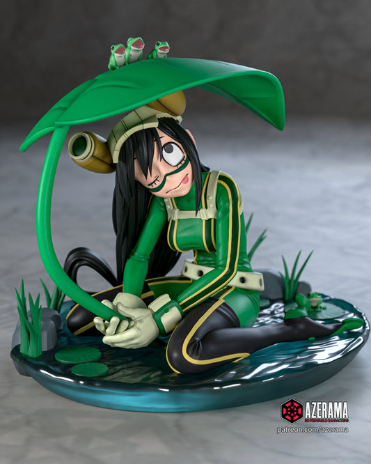 Tsuyu - Unassembled and Unpainted Garage Kit - Model Designed by Azerama