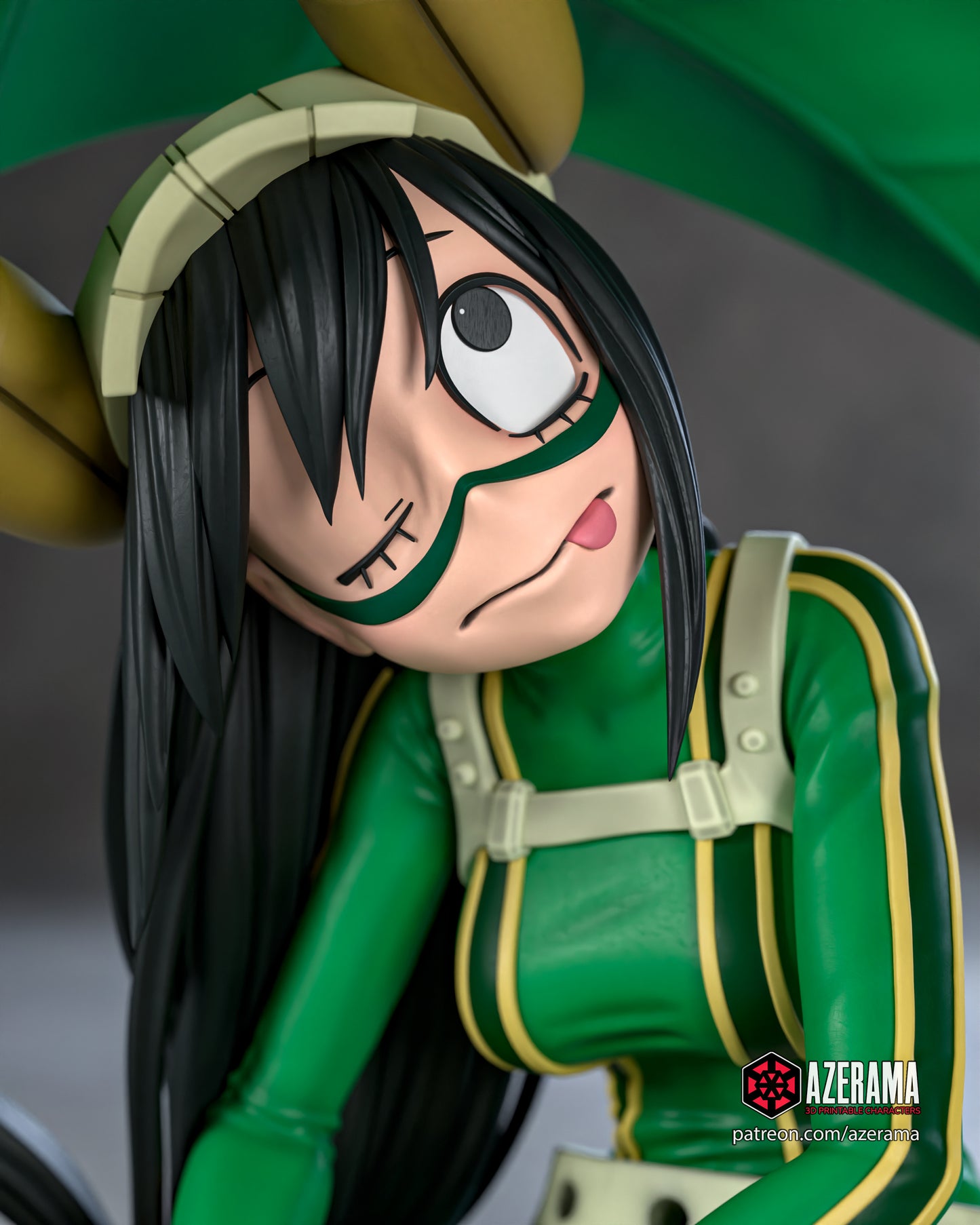 Tsuyu - Unassembled and Unpainted Garage Kit - Model Designed by Azerama