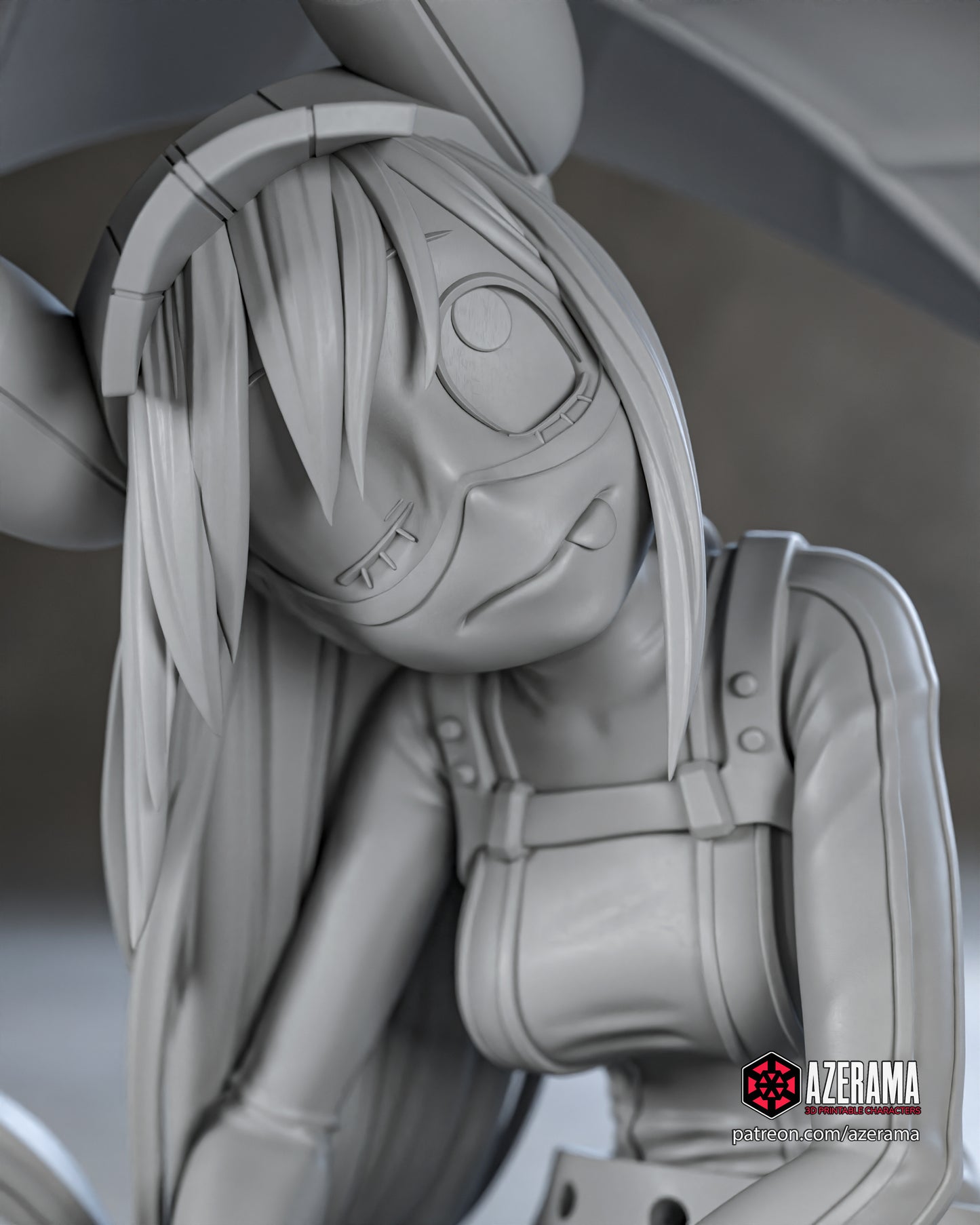 Tsuyu - Unassembled and Unpainted Garage Kit - Model Designed by Azerama