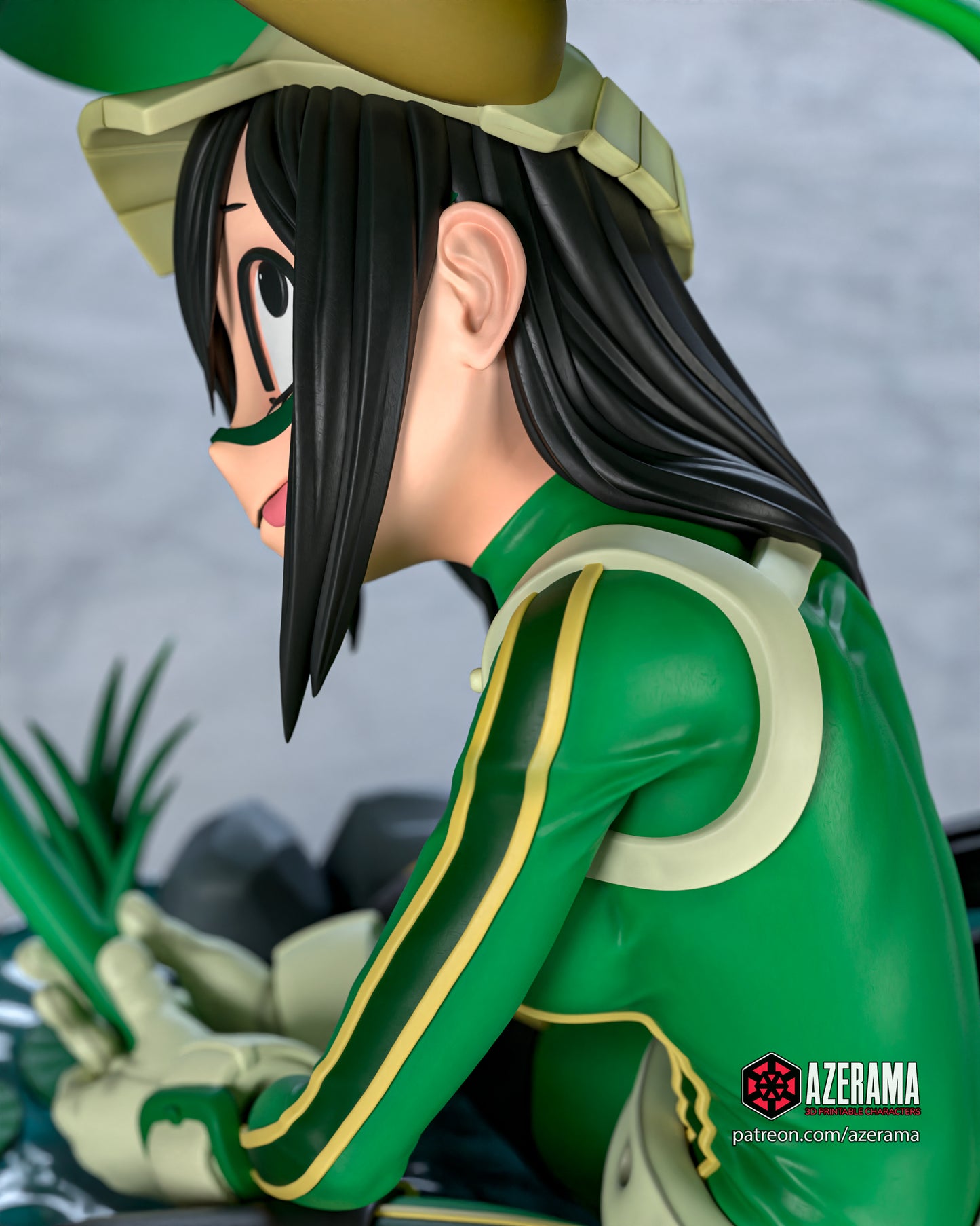 Tsuyu - Unassembled and Unpainted Garage Kit - Model Designed by Azerama
