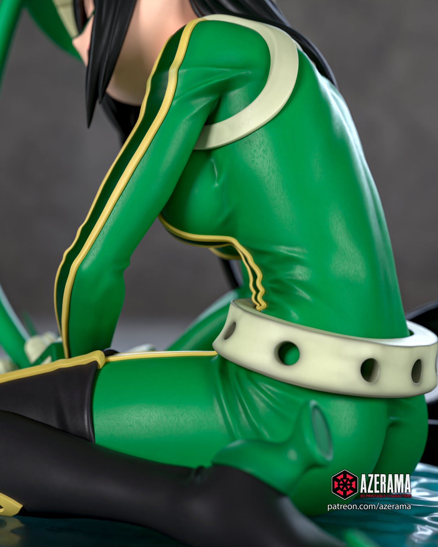 Tsuyu - Unassembled and Unpainted Garage Kit - Model Designed by Azerama