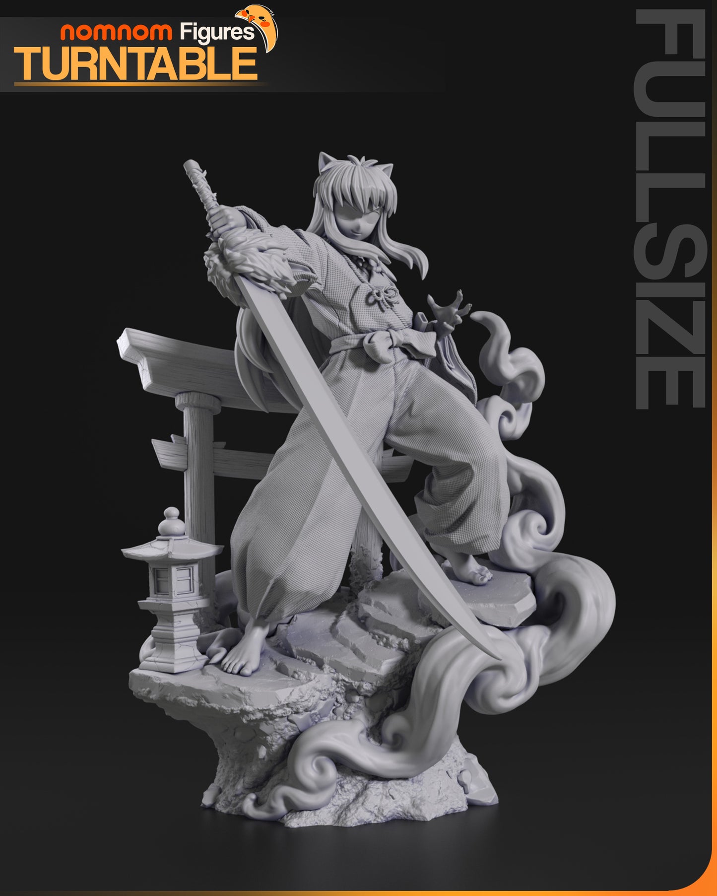 Inuyasha - Unassembled and Unpainted Garage Kit - Model Designed by NomNom Figures
