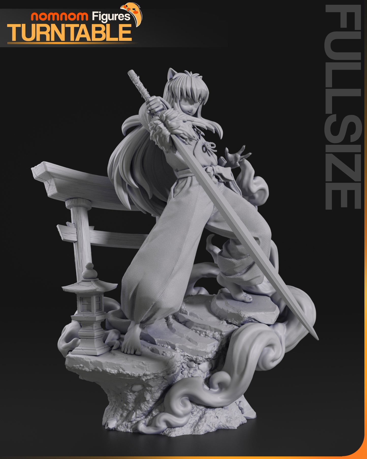 Inuyasha - Unassembled and Unpainted Garage Kit - Model Designed by NomNom Figures