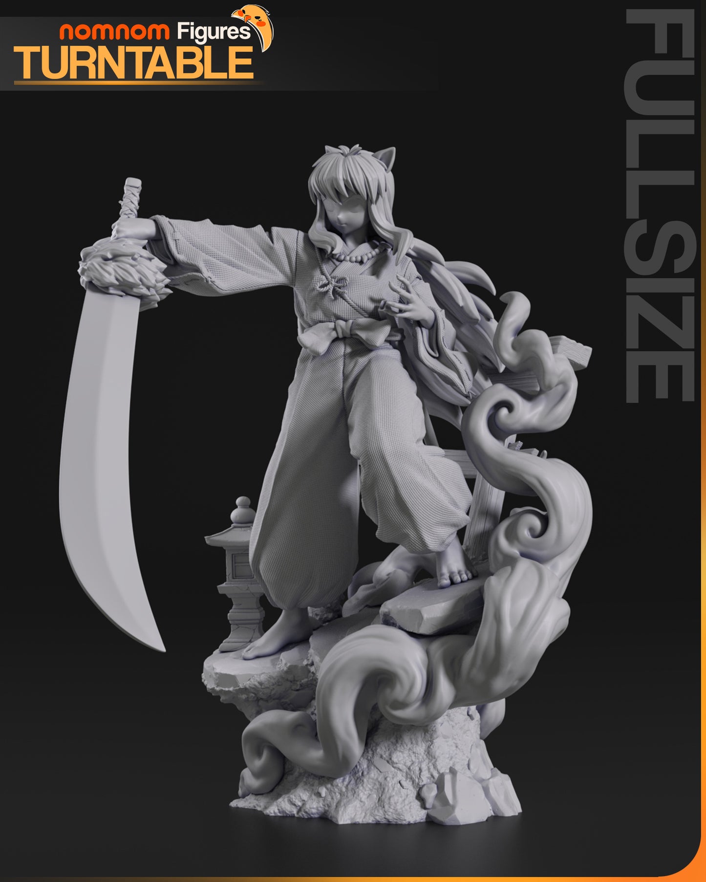 Inuyasha - Unassembled and Unpainted Garage Kit - Model Designed by NomNom Figures