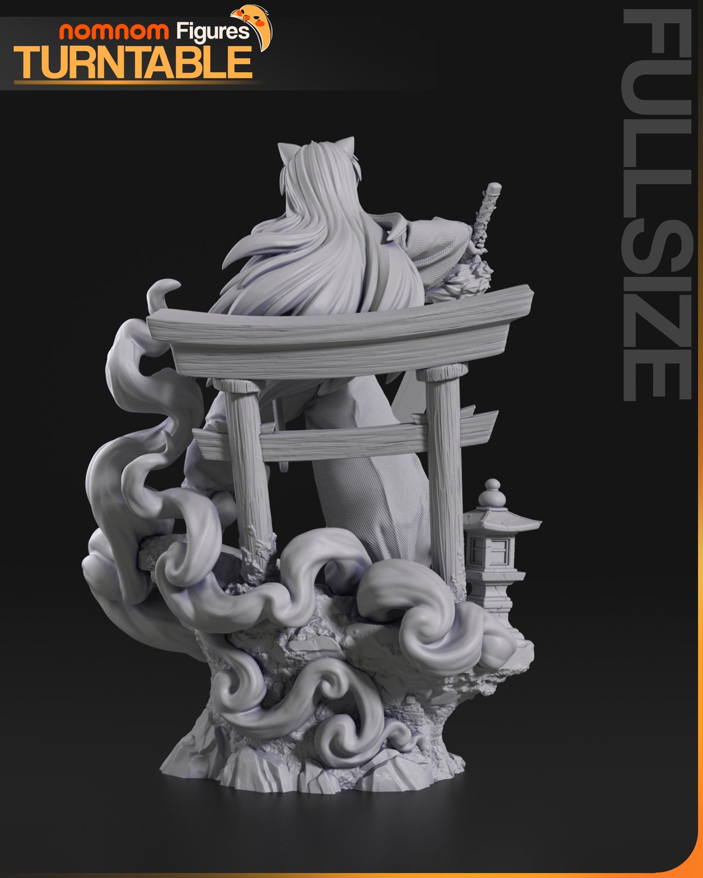 Inuyasha - Unassembled and Unpainted Garage Kit - Model Designed by NomNom Figures