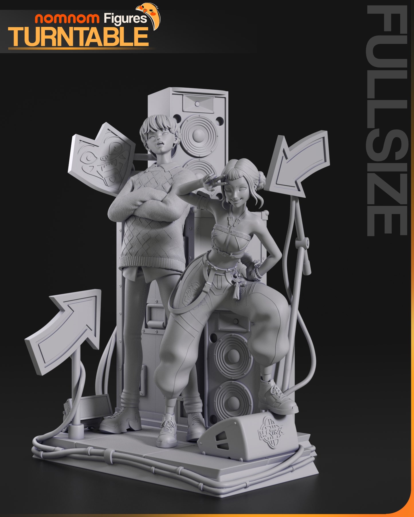 Zoey x Baby - Unassembled and Unpainted Garage Kit - Model Designed by NomNom Figures