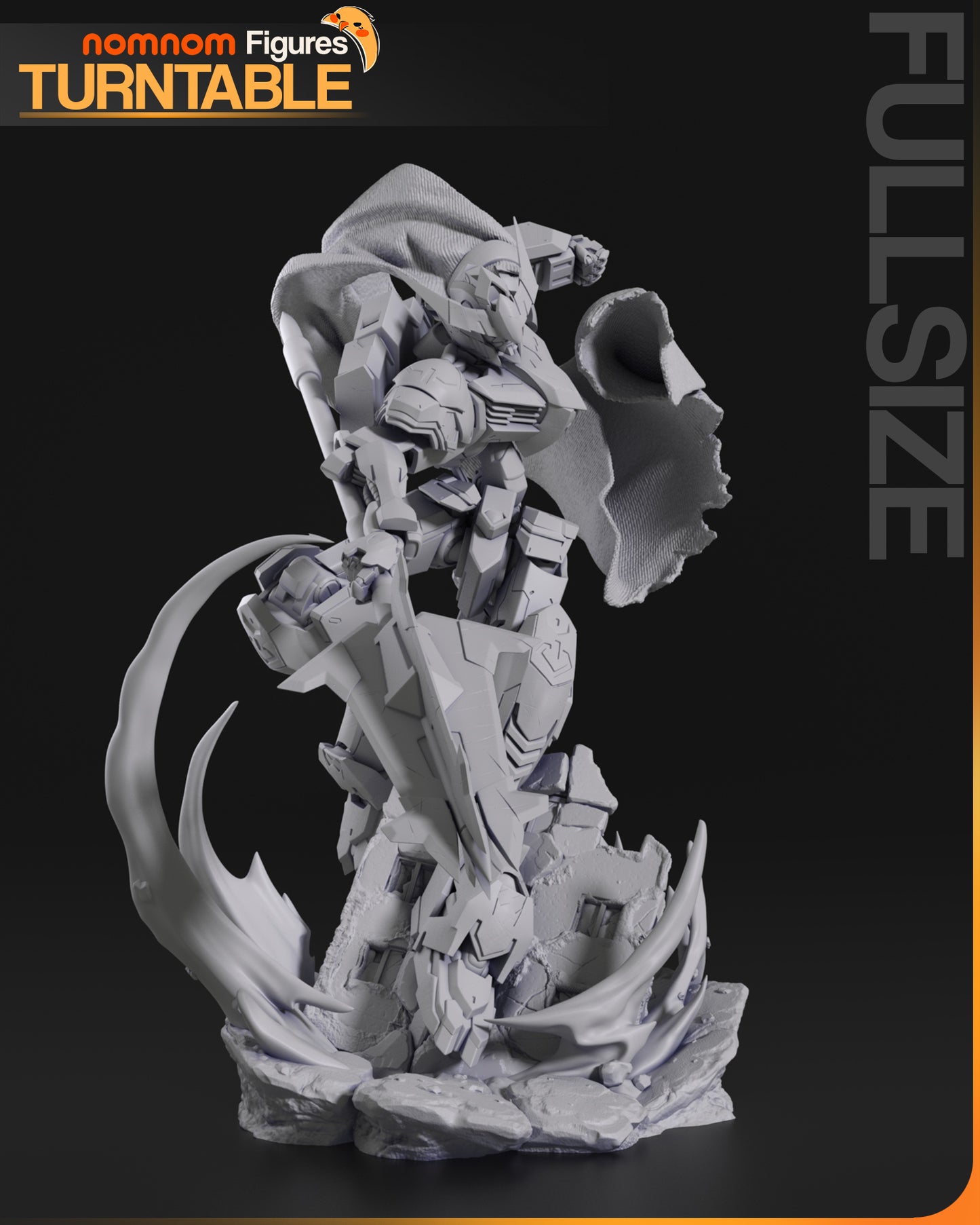 Barbatos - Unassembled and Unpainted Garage Kit - Model Designed by NomNom Figures
