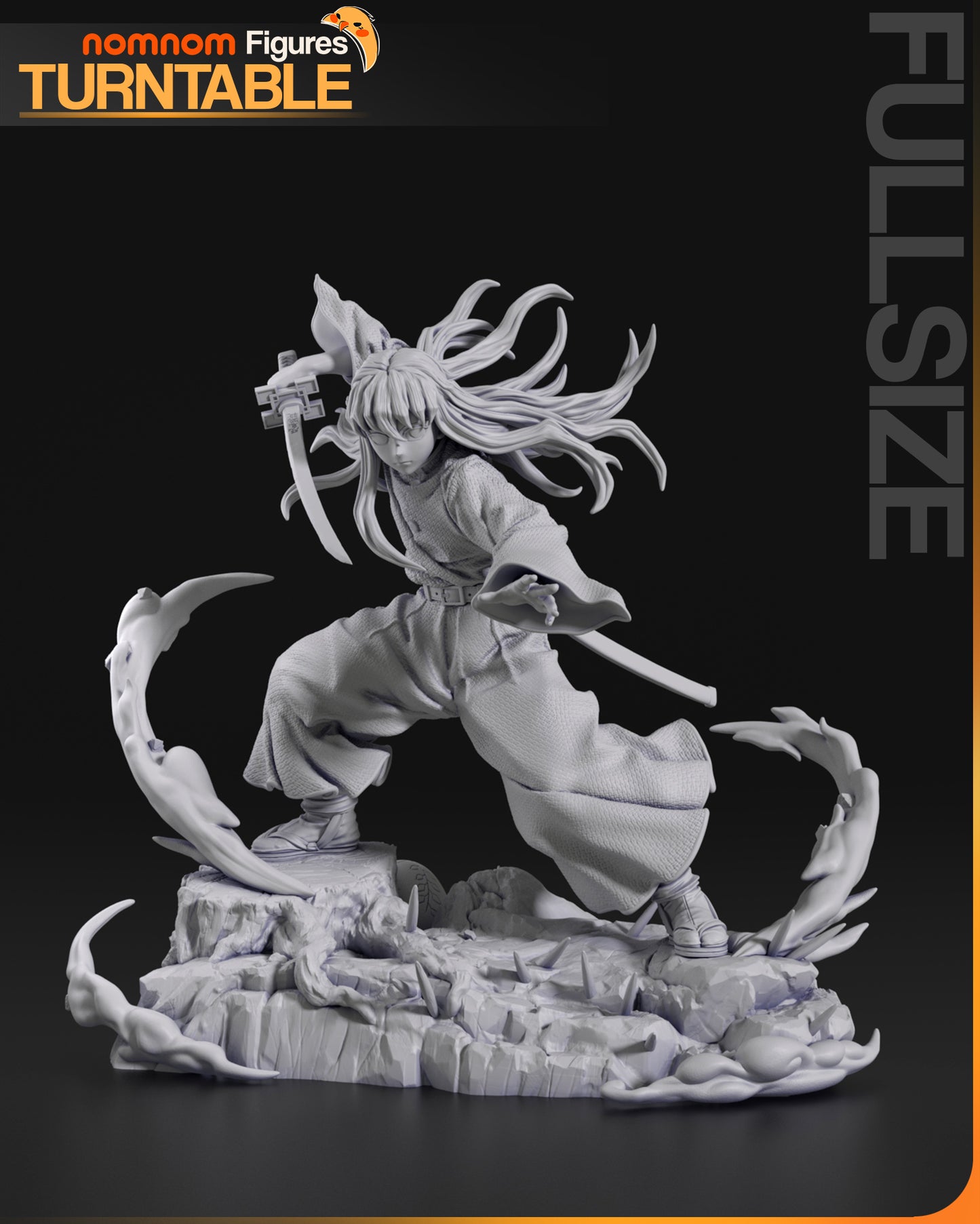 Muichiro - Unassembled and Unpainted Garage Kit - Model Designed by NomNom Figures