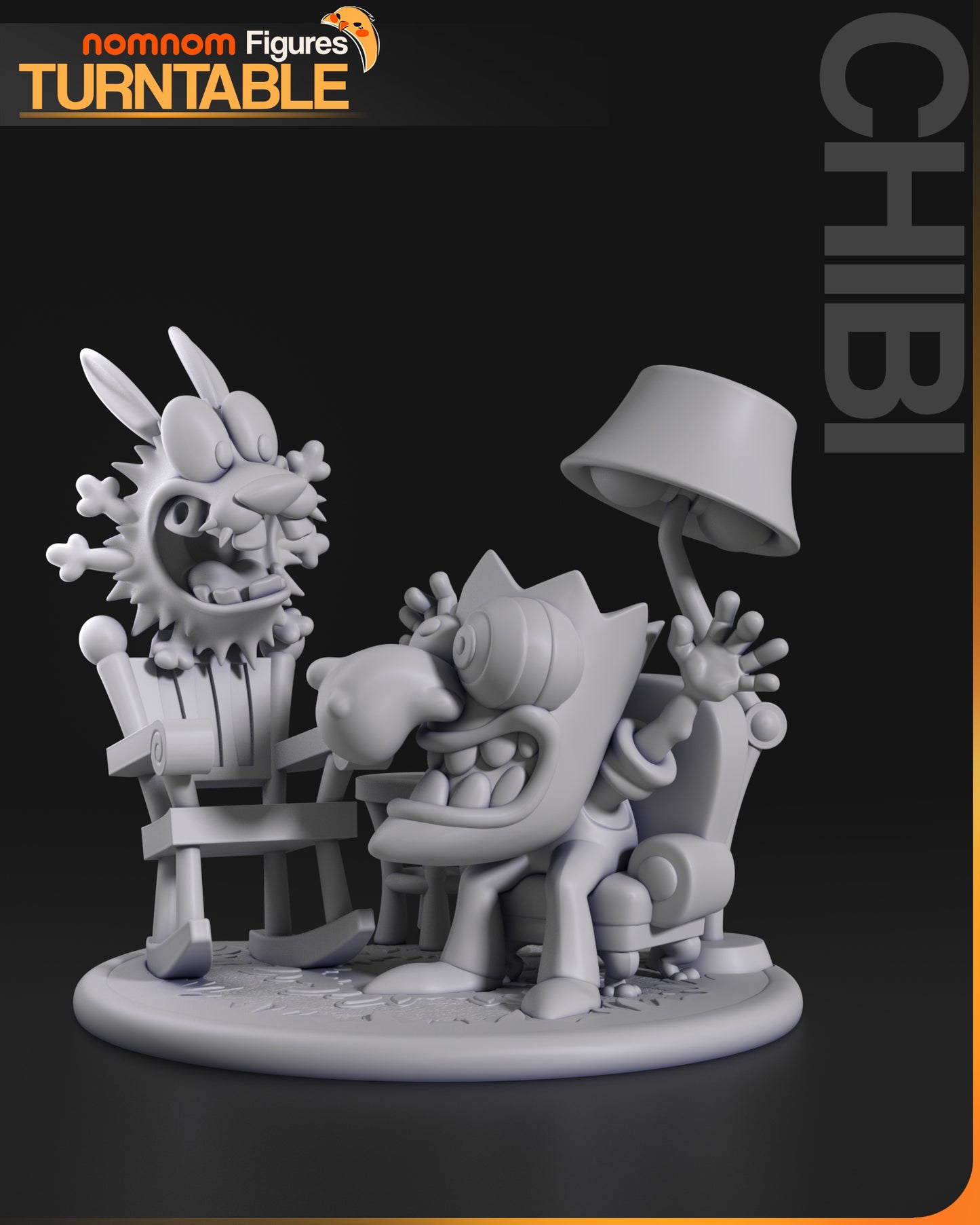 Chibi Courage - Unasembled and Unpainted Garage Kit - Model Designed by NomNom Figures
