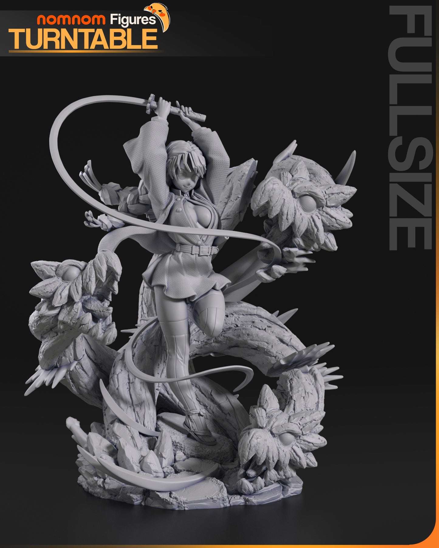 Mitsuri - Unassembled and Unpainted Garage Kit - Model Designed by NomNom Figures