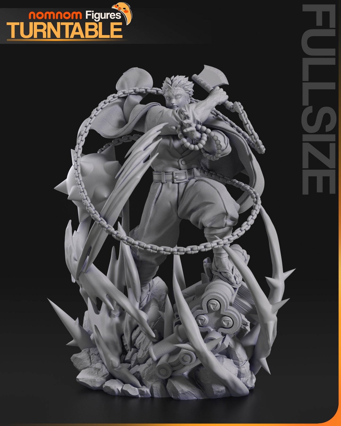 Gyomei - Unassembled and Unpainted Garage Kit - Model Designed by NomNom Figures
