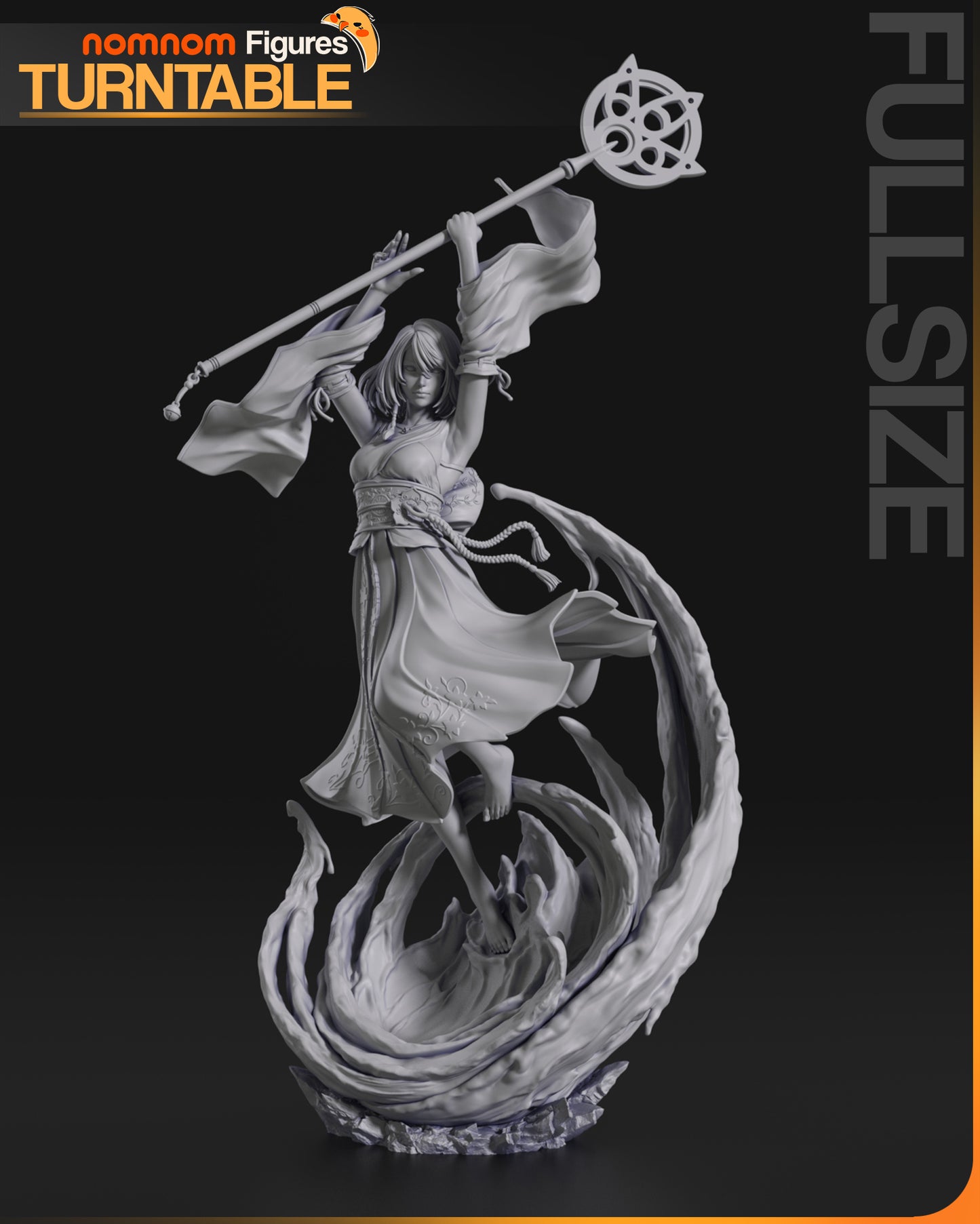 Yuna FFX - Unassembeld and Unpainted Garage Kit - Model Designed by NomNom Figures