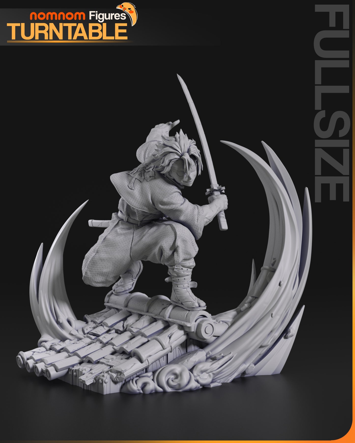 Sanemi - Unassembled and Unpainted Garage Kit - Model Designed by NomNom Figures