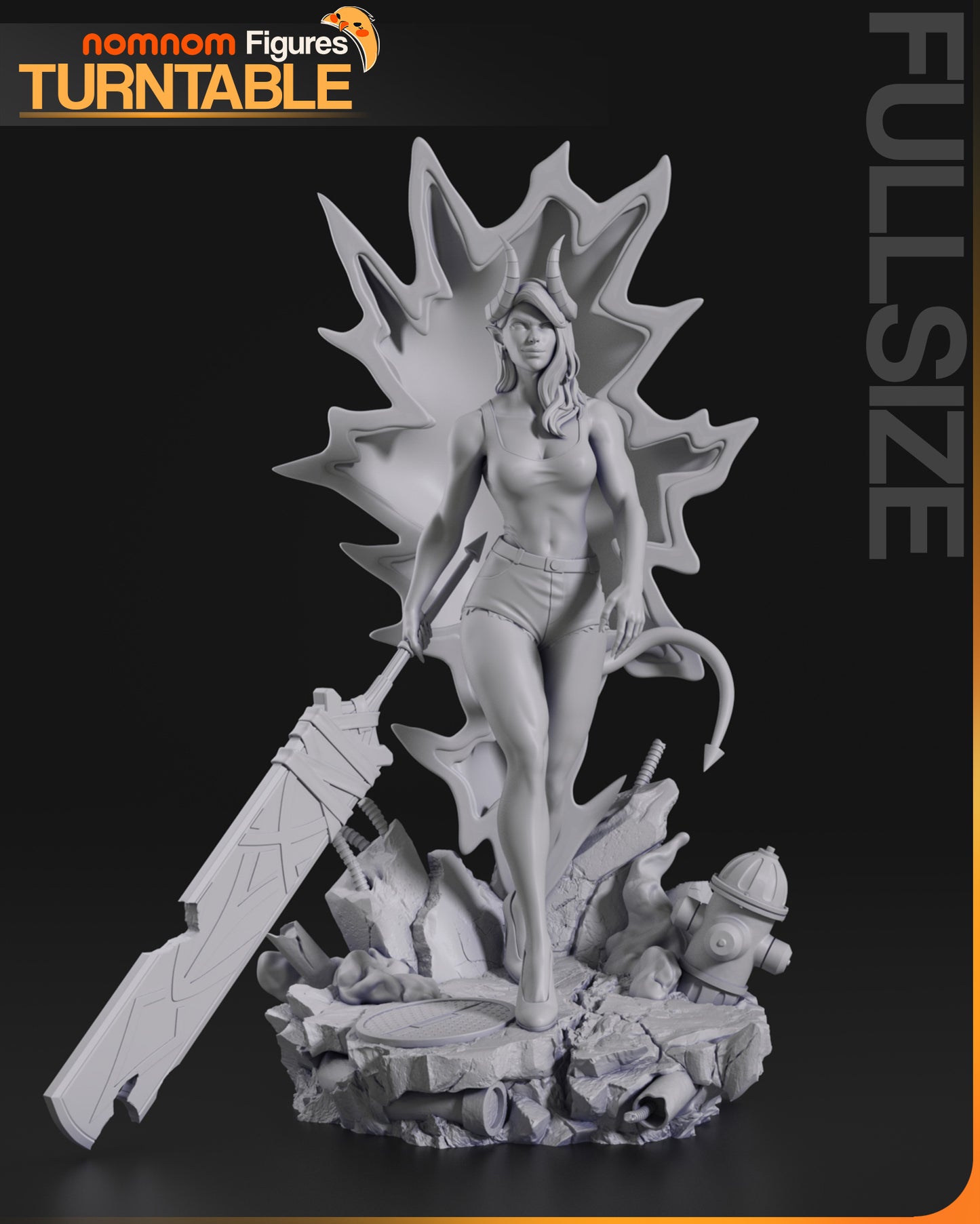 Malevola - Unassembled and Unpainted Garage Kit - Model Designed by NomNom Figures
