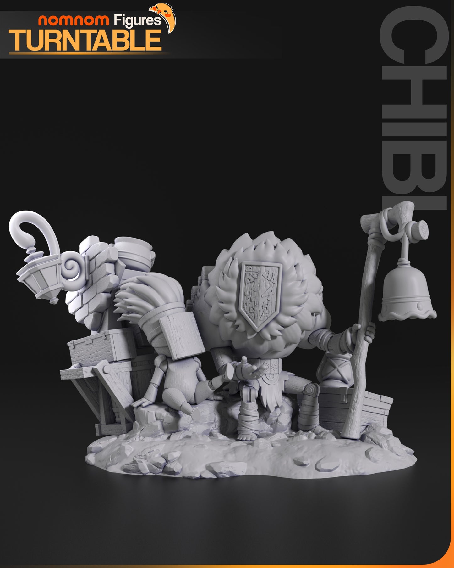 Noco - Unassembled and Unpainted Garage Kit - Model Designed by NomNom Figures