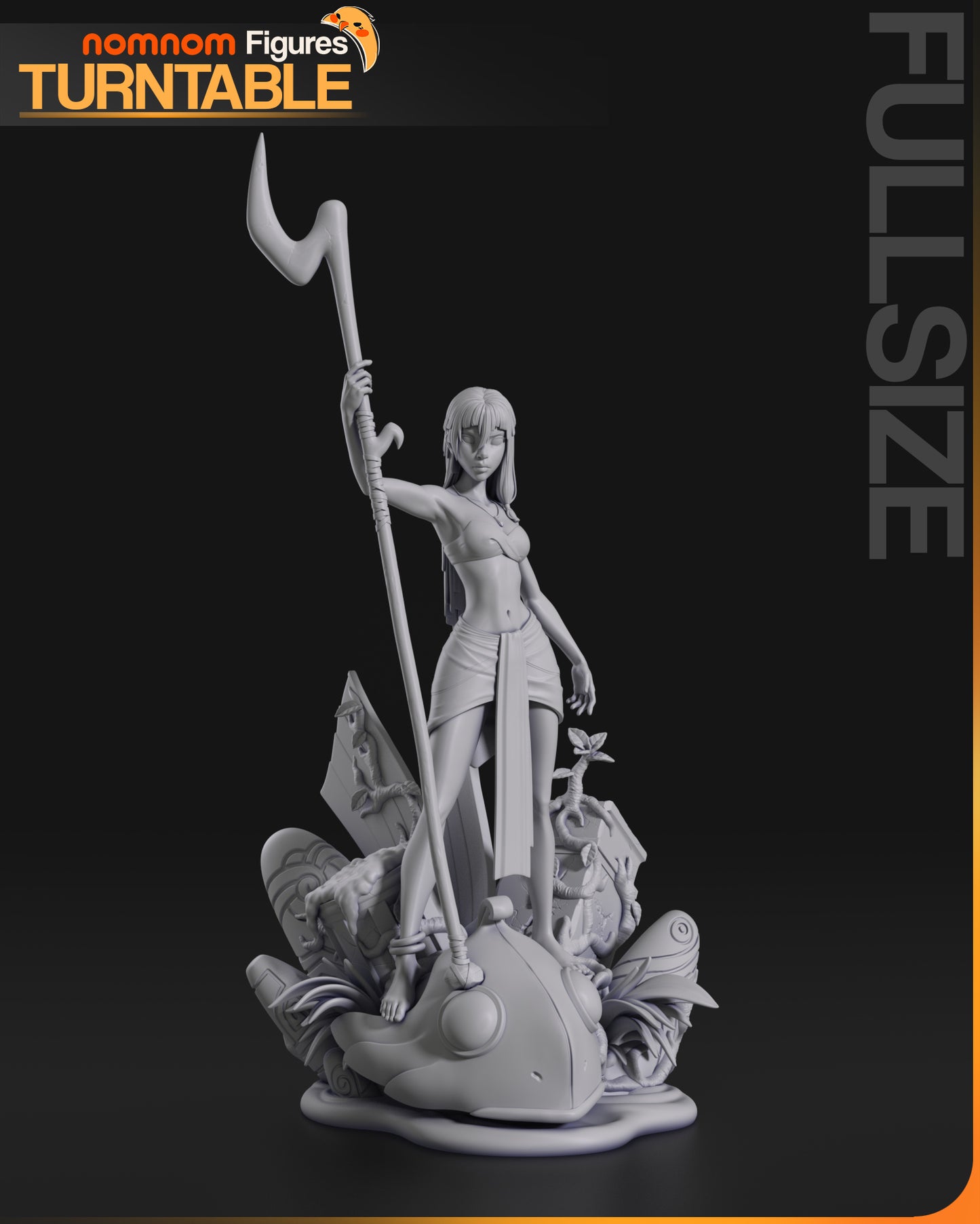 Kida - Unassembled and Unpainted Garage Kit - Model Designed by NomNom Figures