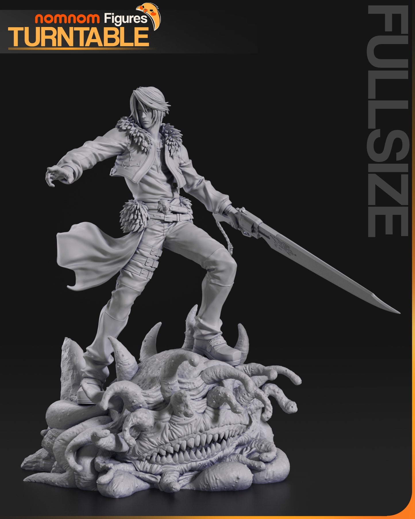 Squall - Unassembled and Unpainted Garage Kit - Model Designed by NomNom Figures