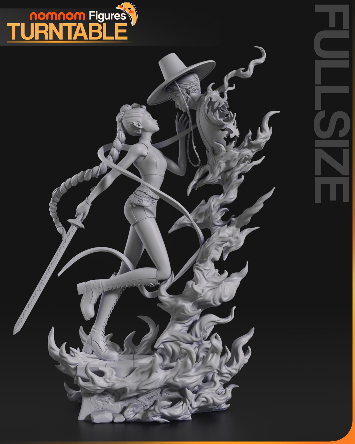 Rumi - Unassembled and Unpainted Garage Kit - Model Designed by NomNom Figures
