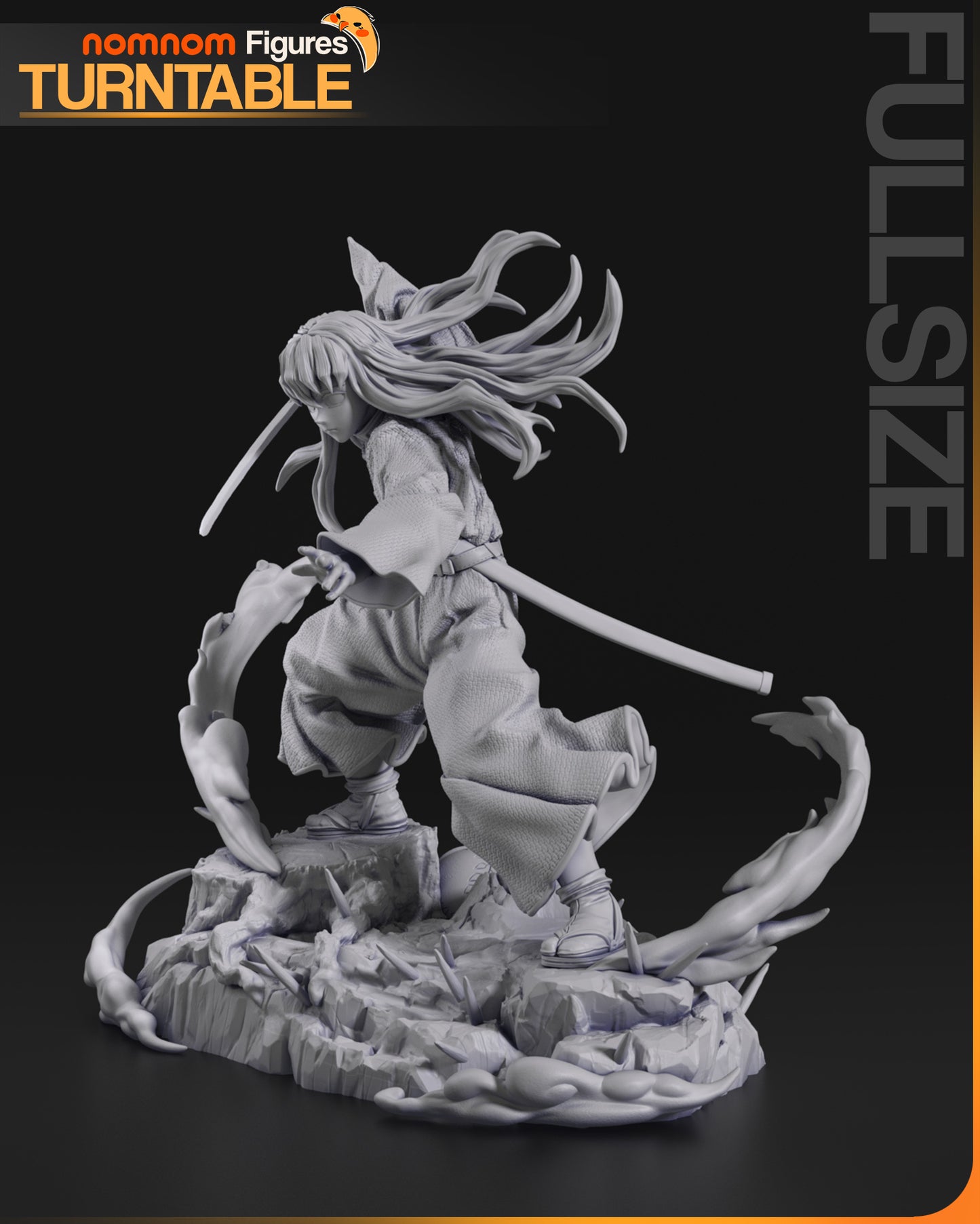 Muichiro - Unassembled and Unpainted Garage Kit - Model Designed by NomNom Figures