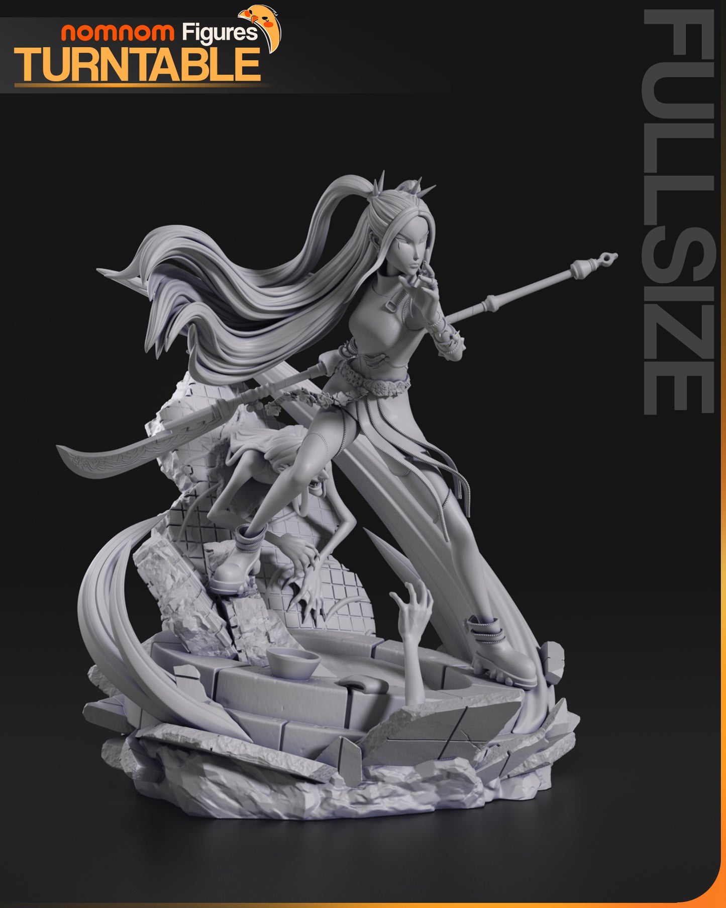 Mira - Unassembled and Unpainted Garage Kit - Model Designed by NomNom Figures