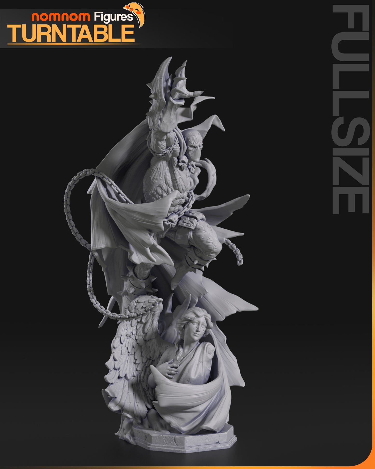 Spawn - Unassembled and Unpainted Garage Kit - Model Designed by NomNom Figures