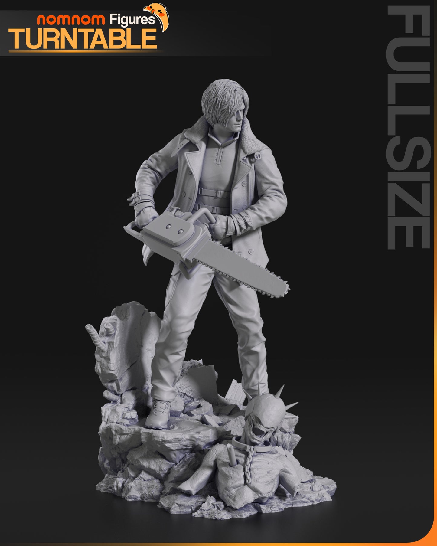 Leon - Unassembled and Unpainted Garage Kit - Model Designed by NomNom Figures