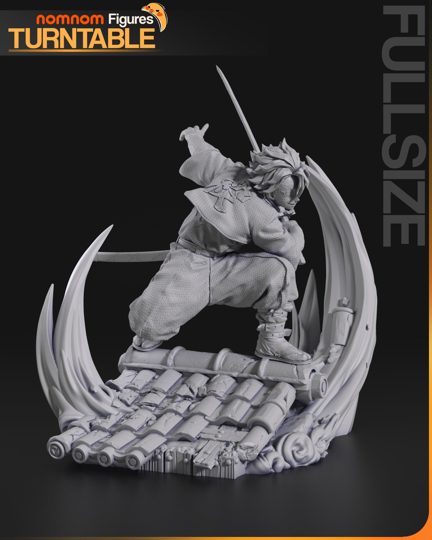 Sanemi - Unassembled and Unpainted Garage Kit - Model Designed by NomNom Figures