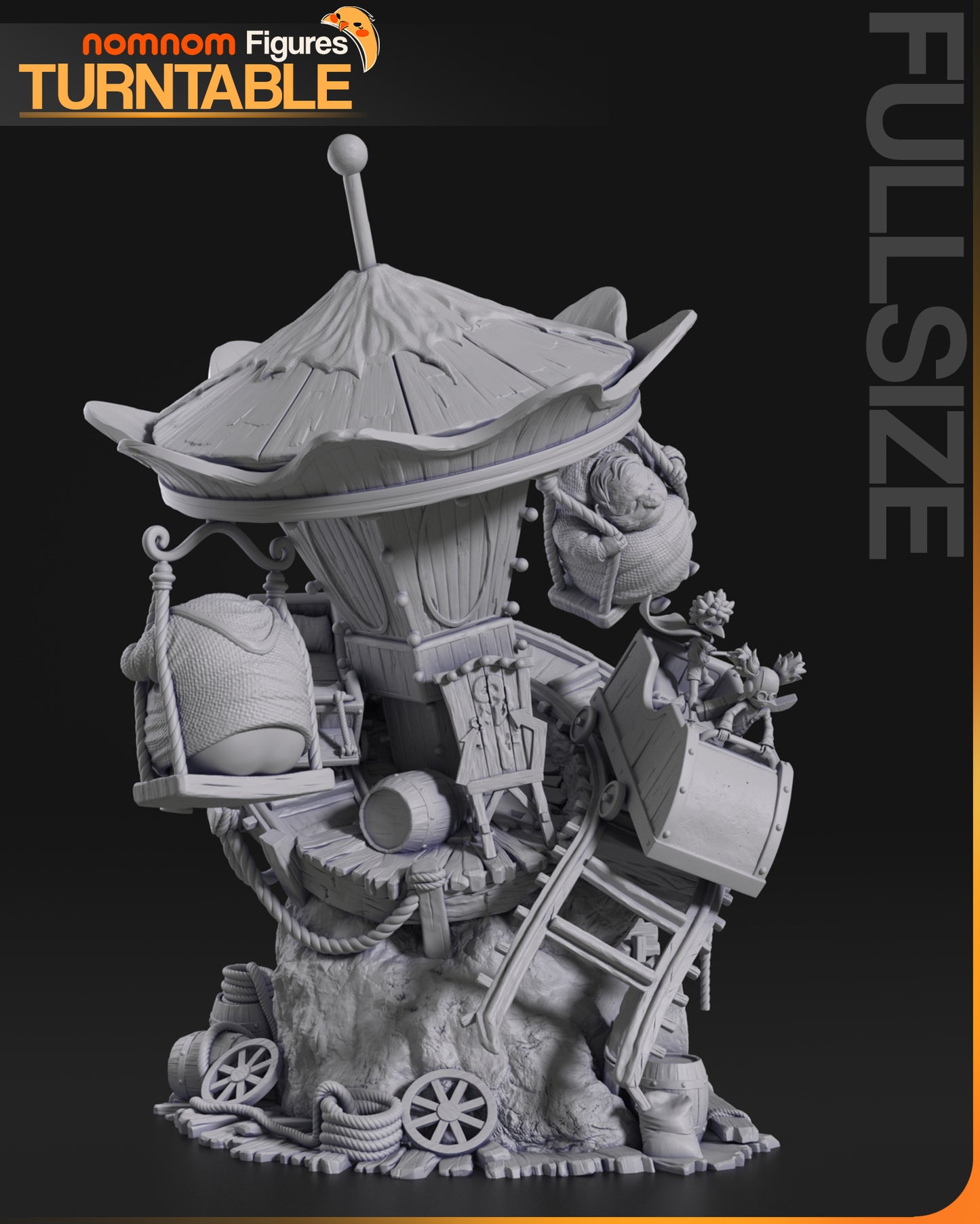 Alone x Low - Unassembled and Unpainted Garage Kit - Model Designed by NomNom Figures