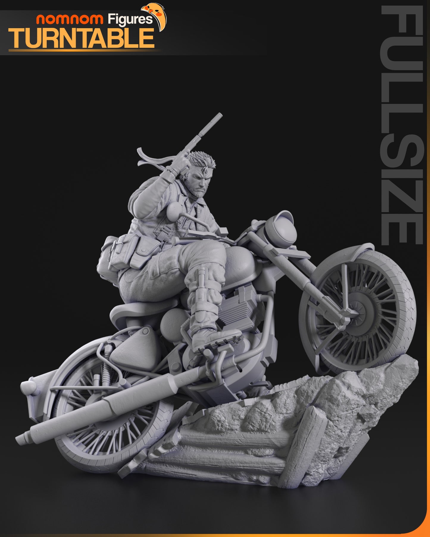 Snake - Unassembled and Unpainted Garage Kit - Model Designed by NomNom Figures
