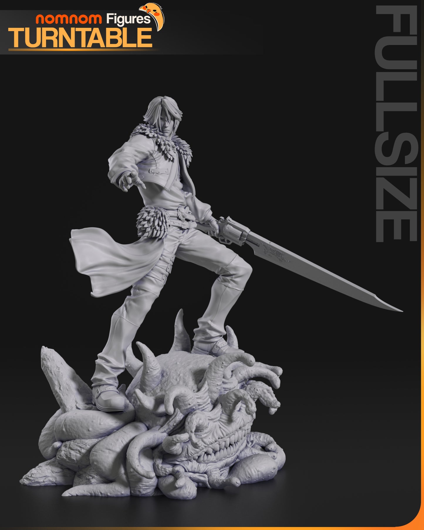 Squall - Unassembled and Unpainted Garage Kit - Model Designed by NomNom Figures