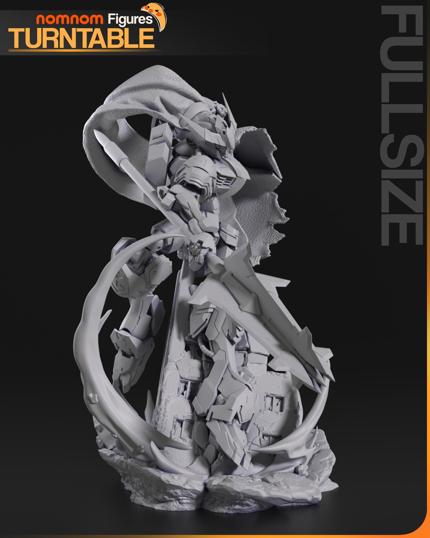 Barbatos - Unassembled and Unpainted Garage Kit - Model Designed by NomNom Figures