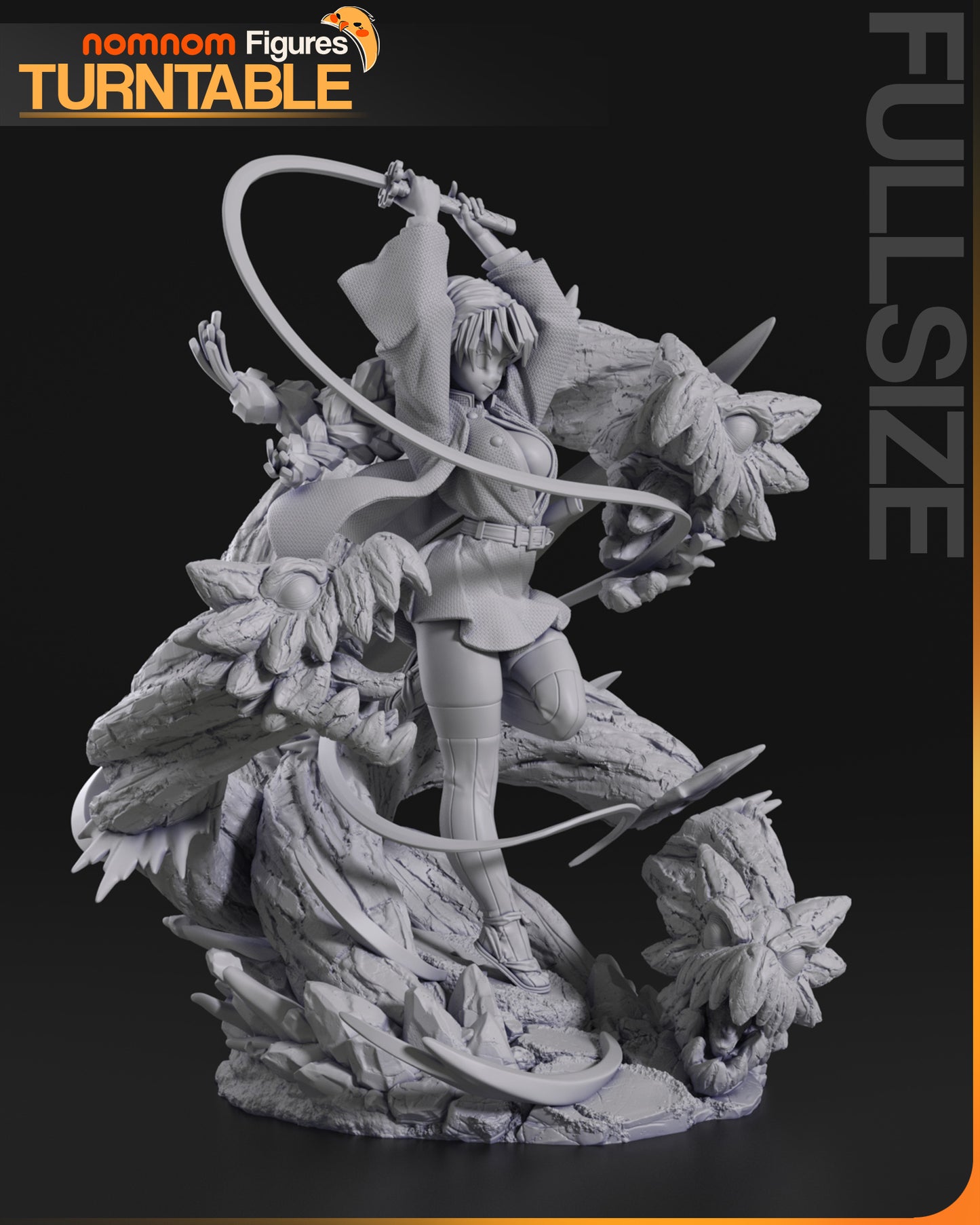 Mitsuri - Unassembled and Unpainted Garage Kit - Model Designed by NomNom Figures
