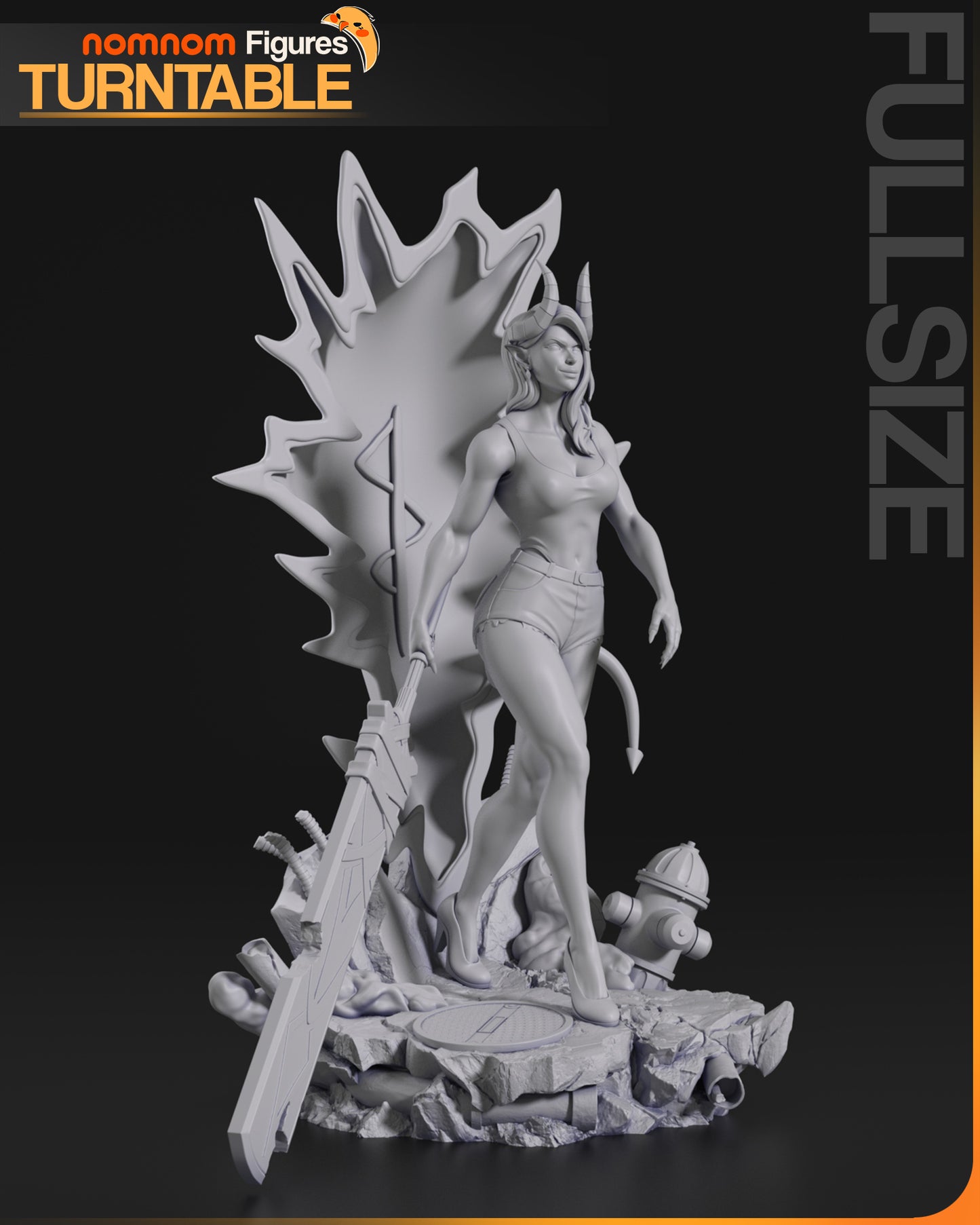 Malevola - Unassembled and Unpainted Garage Kit - Model Designed by NomNom Figures