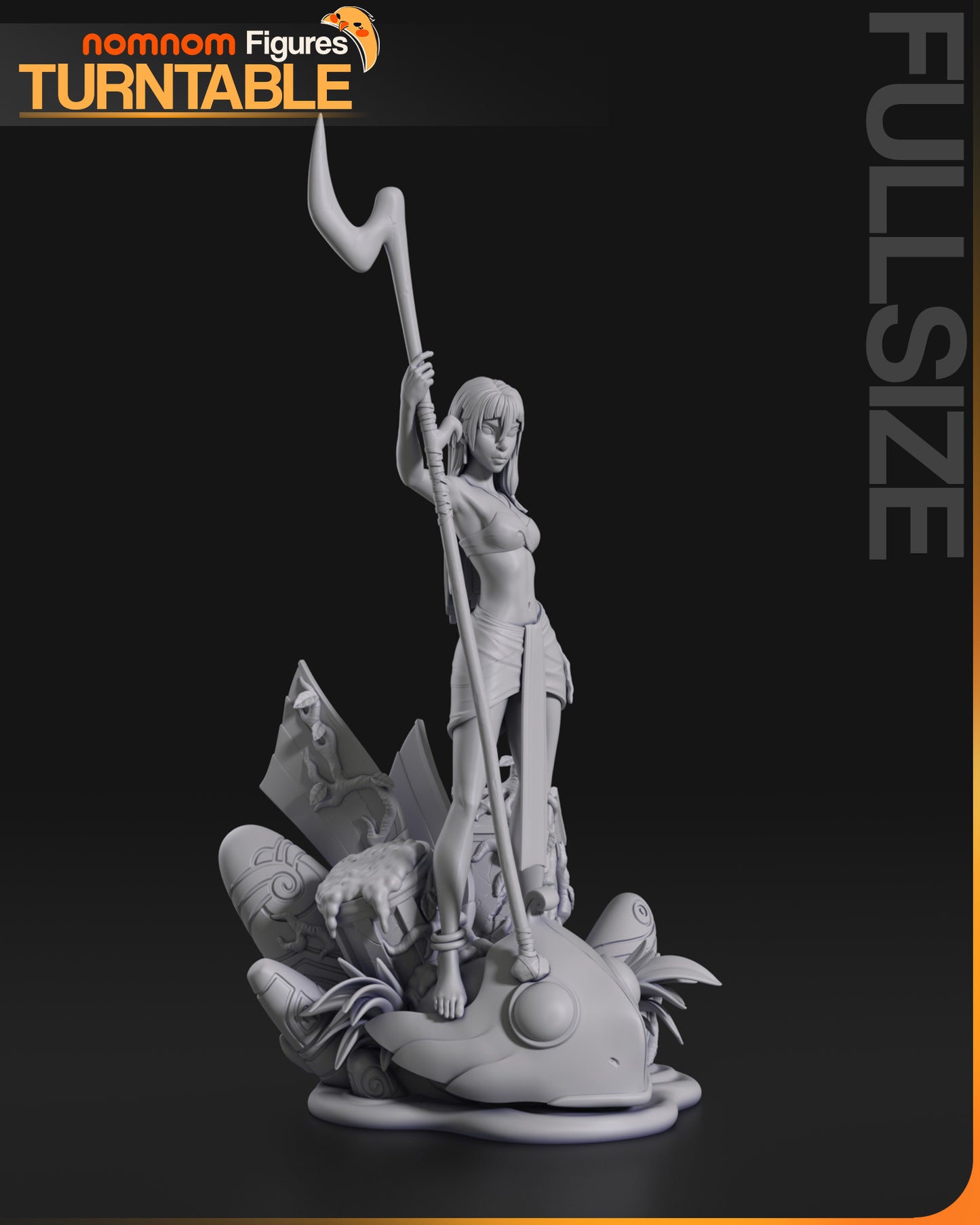 Kida - Unassembled and Unpainted Garage Kit - Model Designed by NomNom Figures