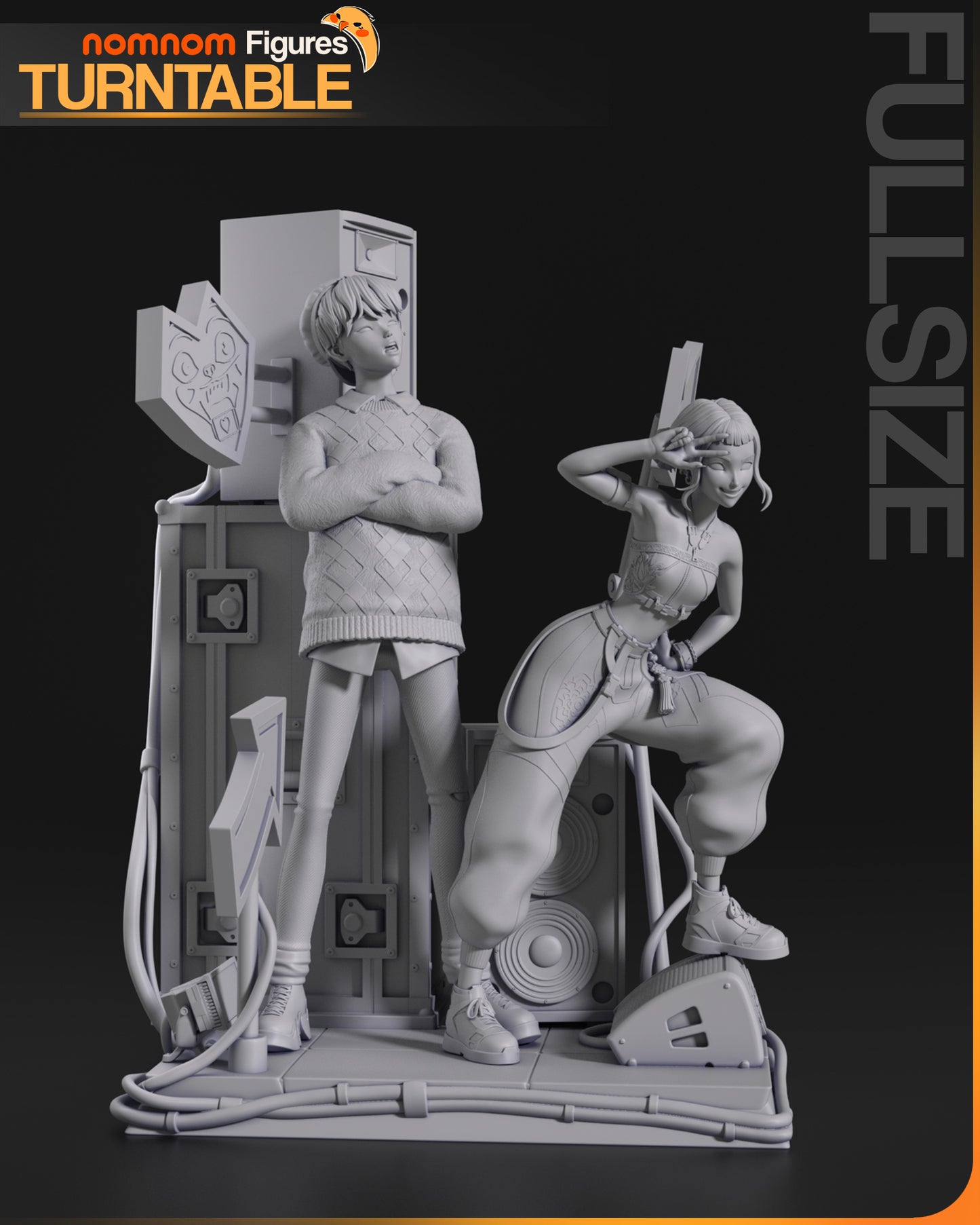 Zoey x Baby - Unassembled and Unpainted Garage Kit - Model Designed by NomNom Figures