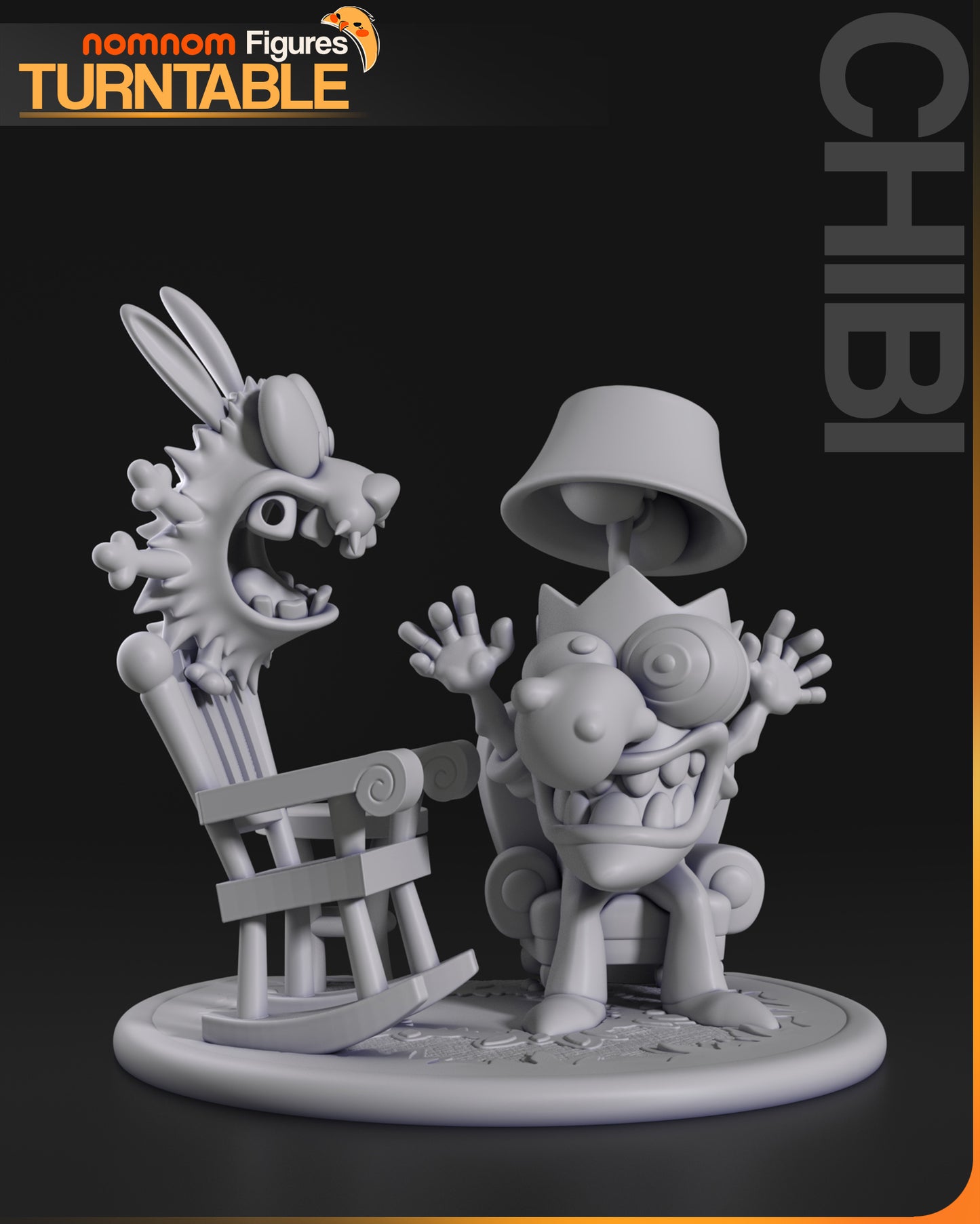 Chibi Courage - Unasembled and Unpainted Garage Kit - Model Designed by NomNom Figures