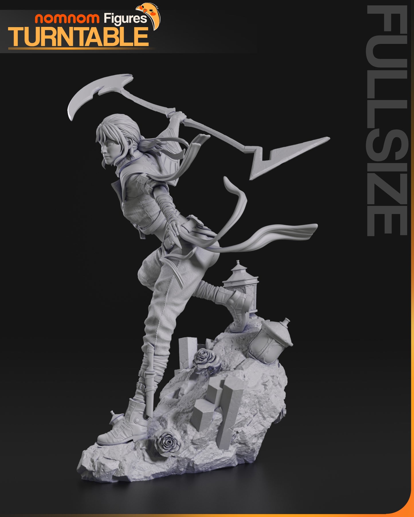 Sciel - Unassembled and Unpainted Garage Kit - Model Designed by NomNom Figures