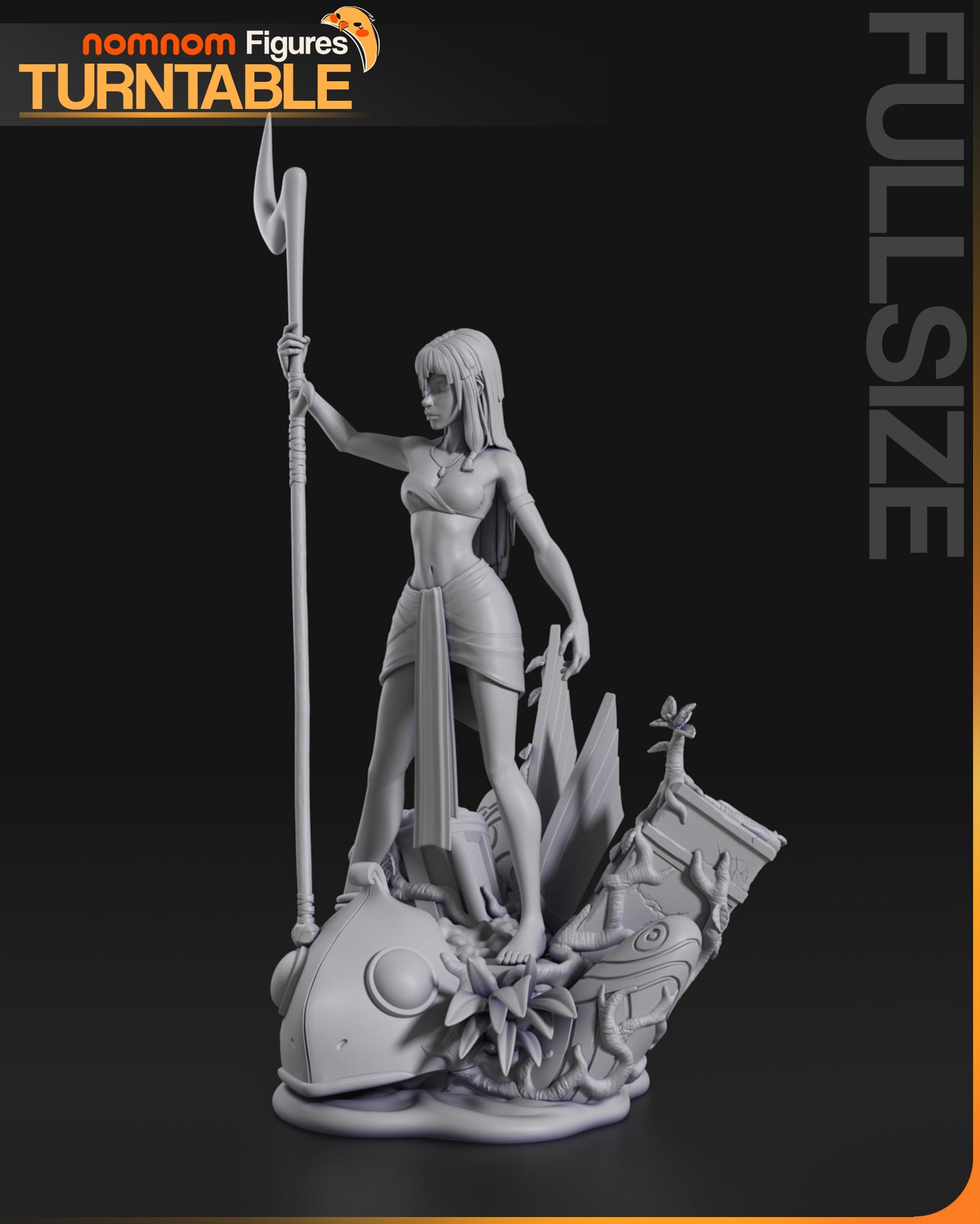 Kida - Unassembled and Unpainted Garage Kit - Model Designed by NomNom Figures