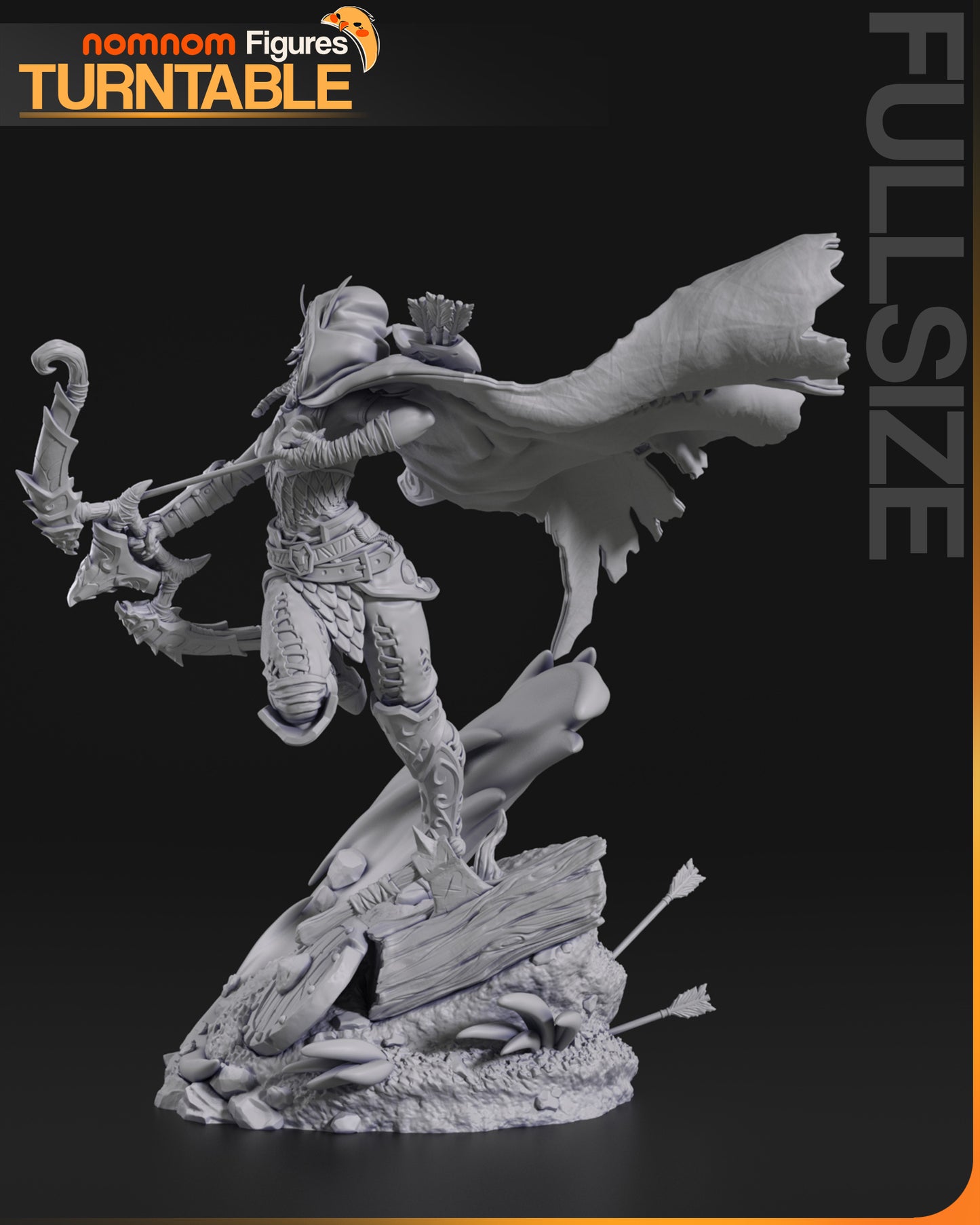Alleria Windrunner - Unassembled and Unpainted Garage Kit - Model Designed by NomNom Figures