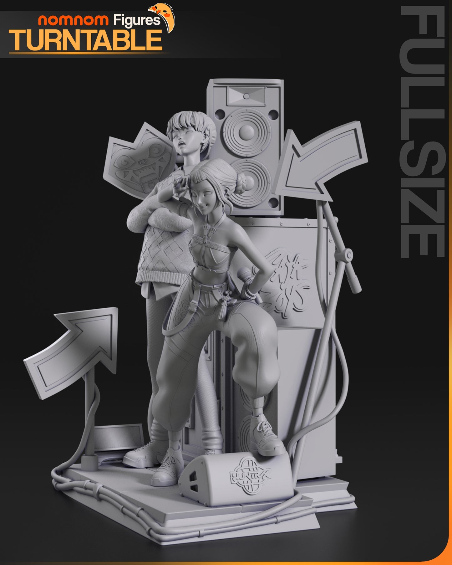 Zoey x Baby - Unassembled and Unpainted Garage Kit - Model Designed by NomNom Figures