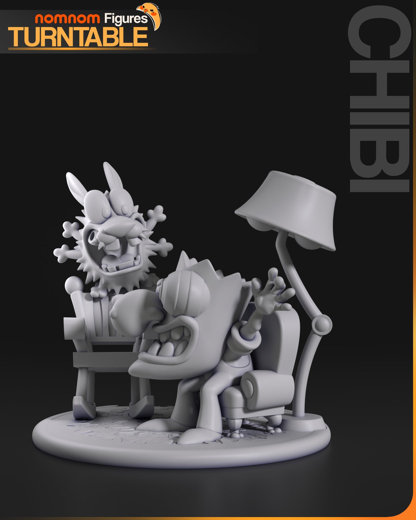 Chibi Courage - Unasembled and Unpainted Garage Kit - Model Designed by NomNom Figures