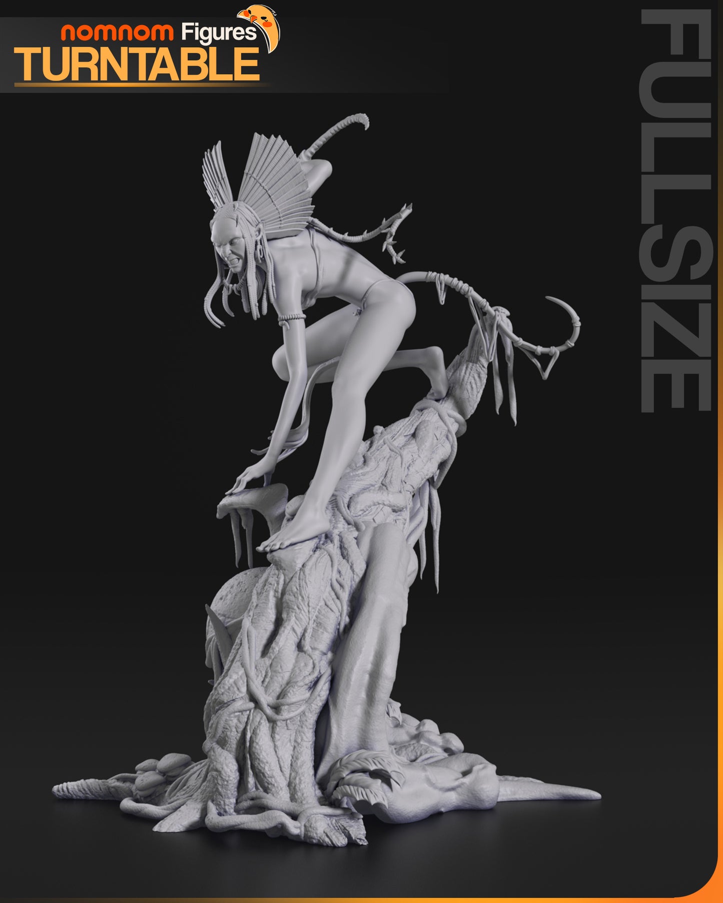 Varang - Unassembled and Unpainted Garage Kit - Model Designed by Nomnom Figures
