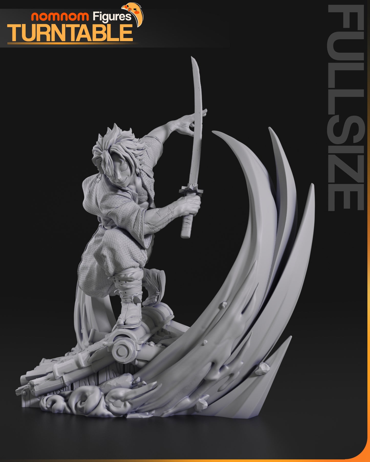 Sanemi - Unassembled and Unpainted Garage Kit - Model Designed by NomNom Figures