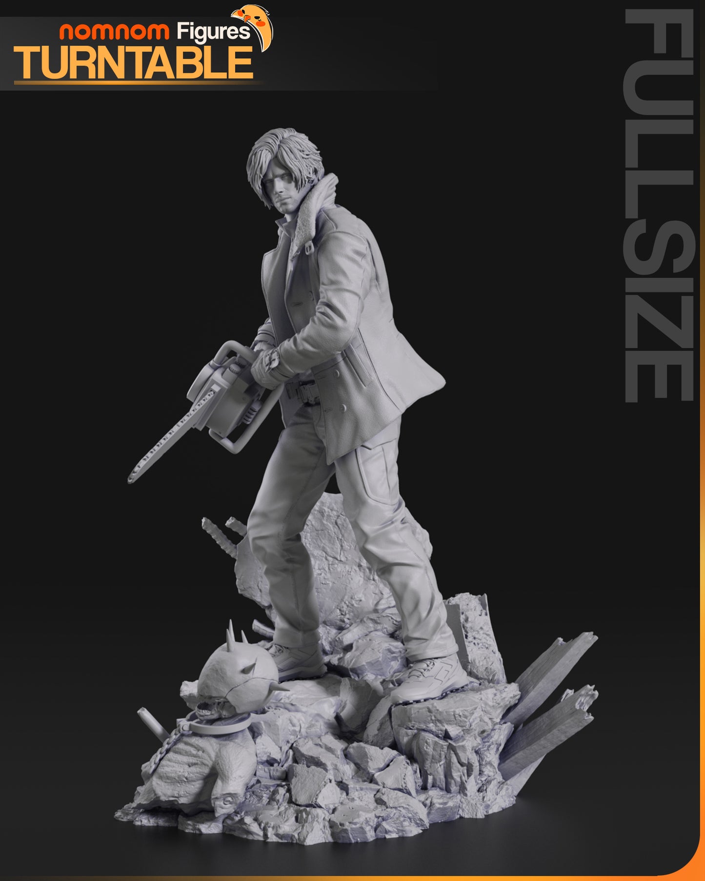 Leon - Unassembled and Unpainted Garage Kit - Model Designed by NomNom Figures