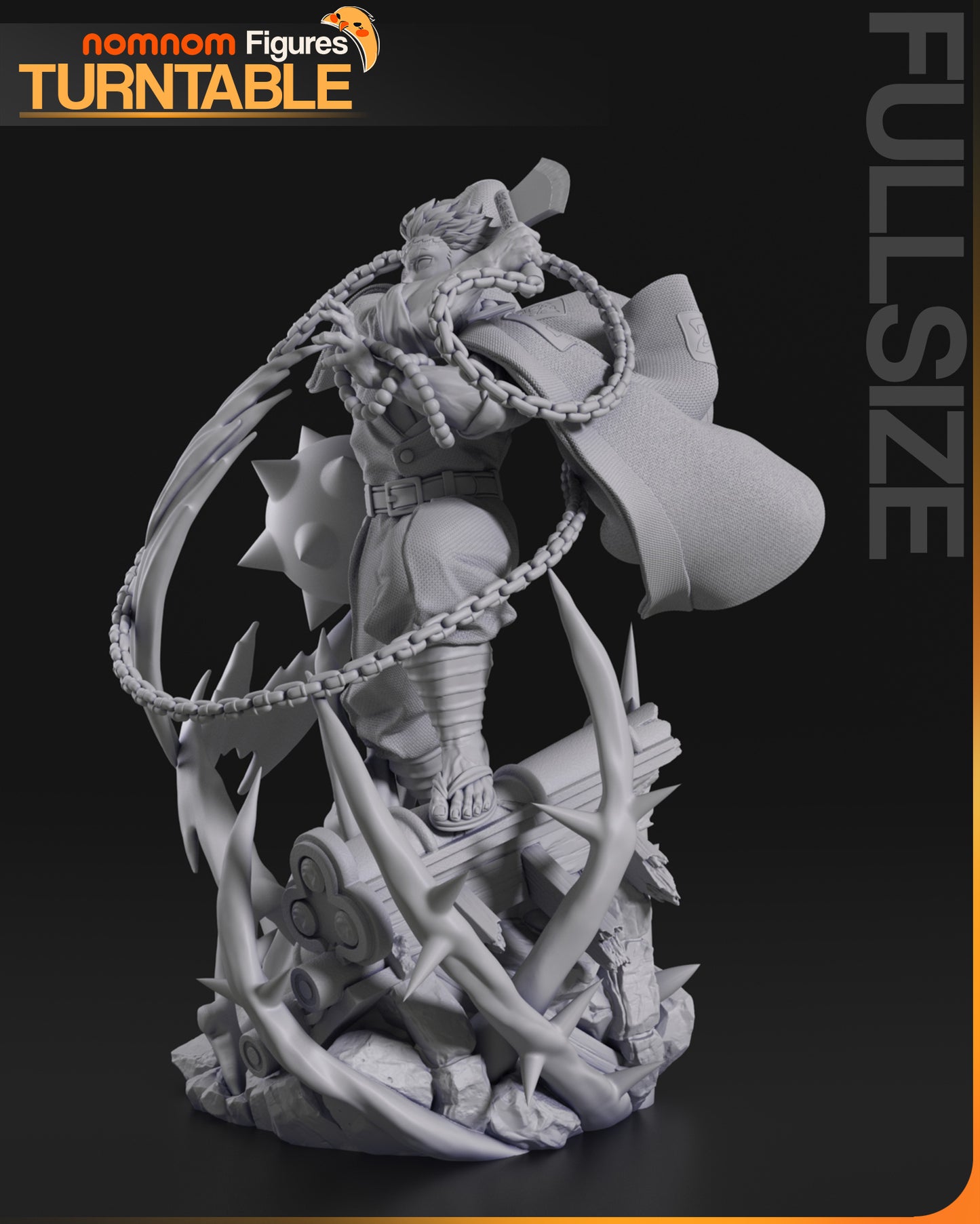 Gyomei - Unassembled and Unpainted Garage Kit - Model Designed by NomNom Figures