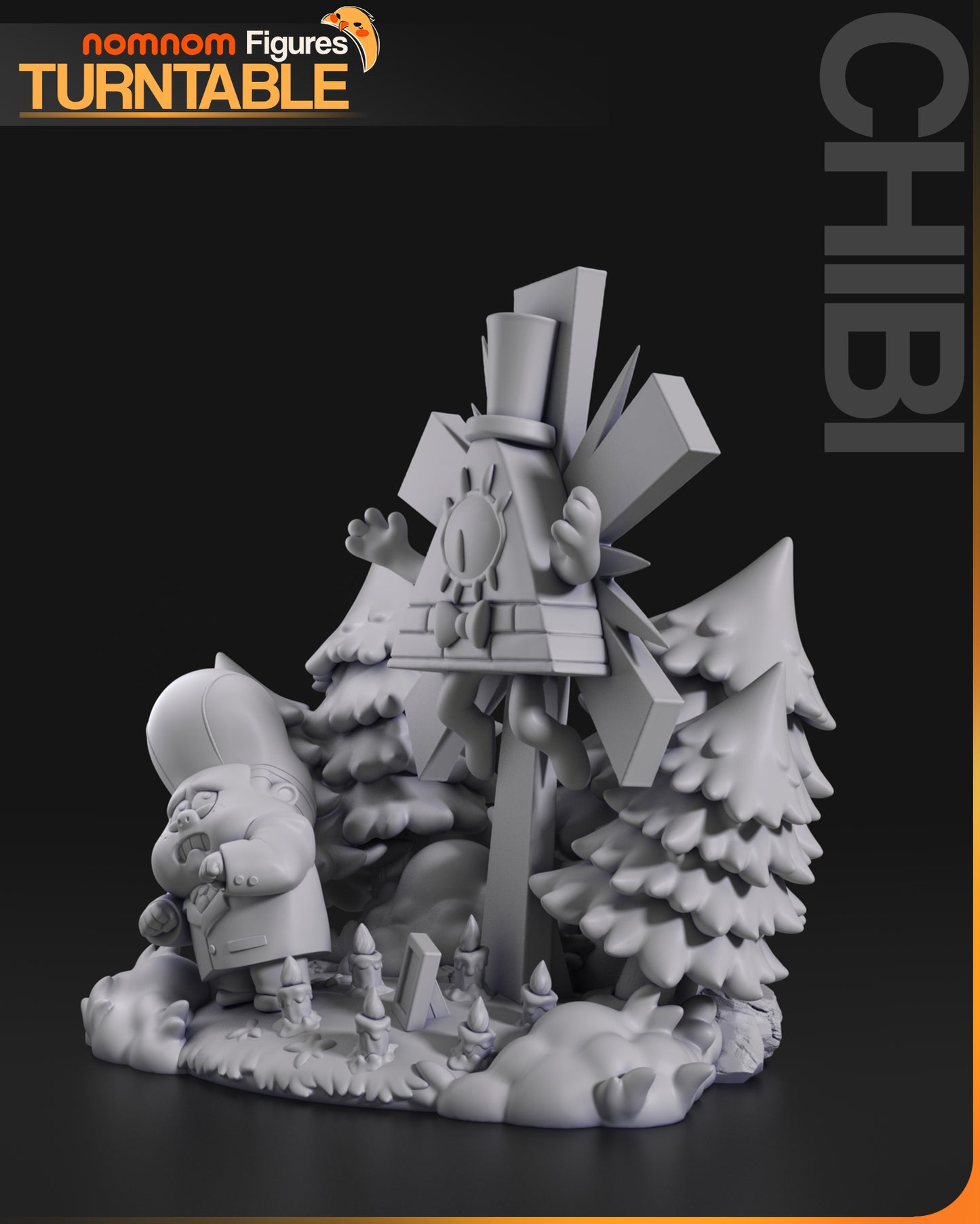 Bill Cypher - Unassembled and Unpainted Garage Kit - Model Designed by NomNom Figures