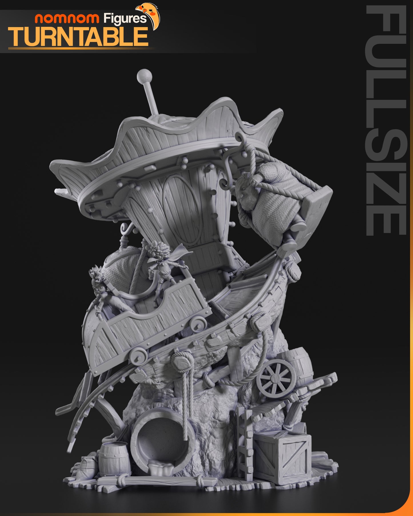 Alone x Low - Unassembled and Unpainted Garage Kit - Model Designed by NomNom Figures