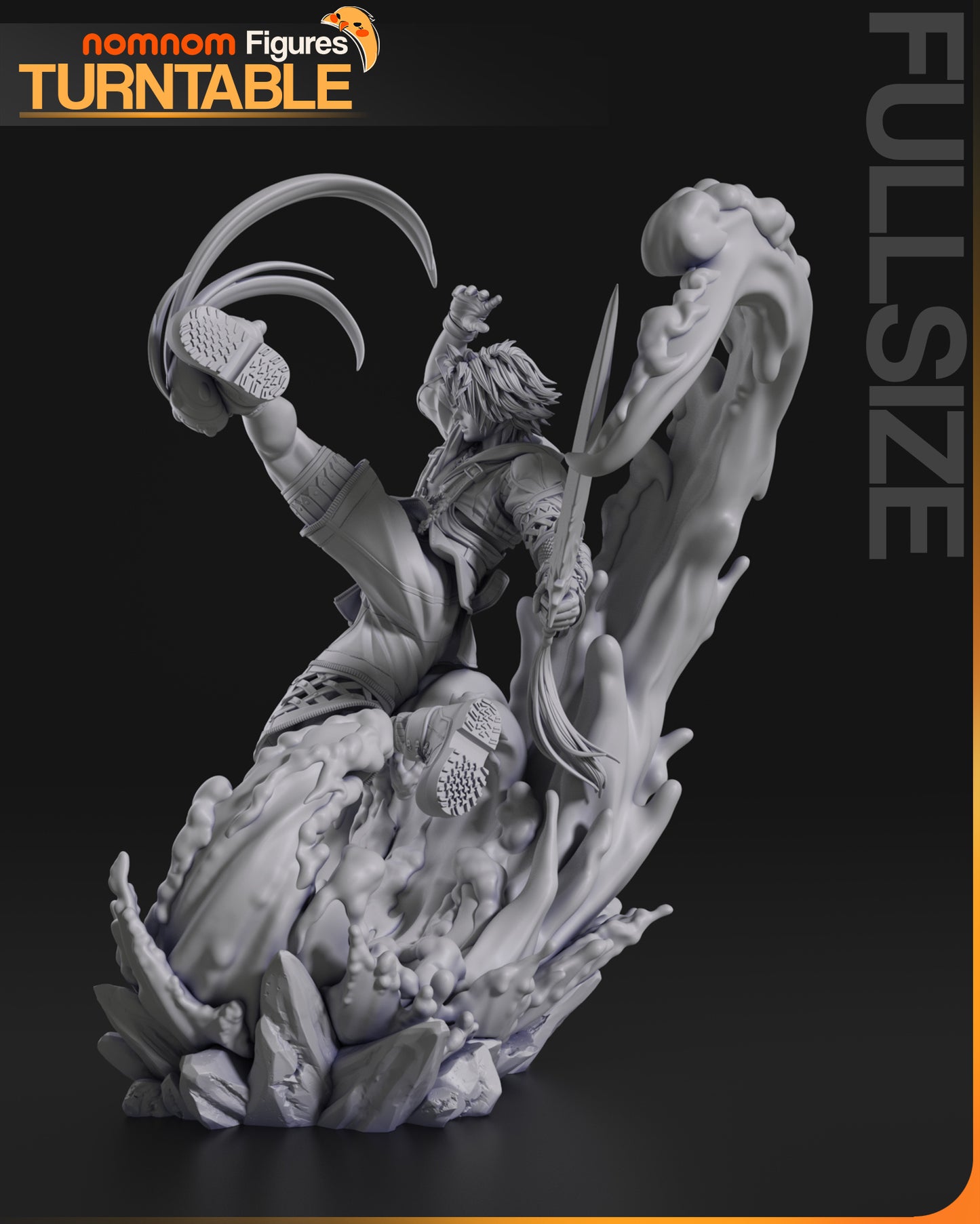 Tidus - Unassembled and Unpainted Garage Kit - Model Designed by NomNom Figures