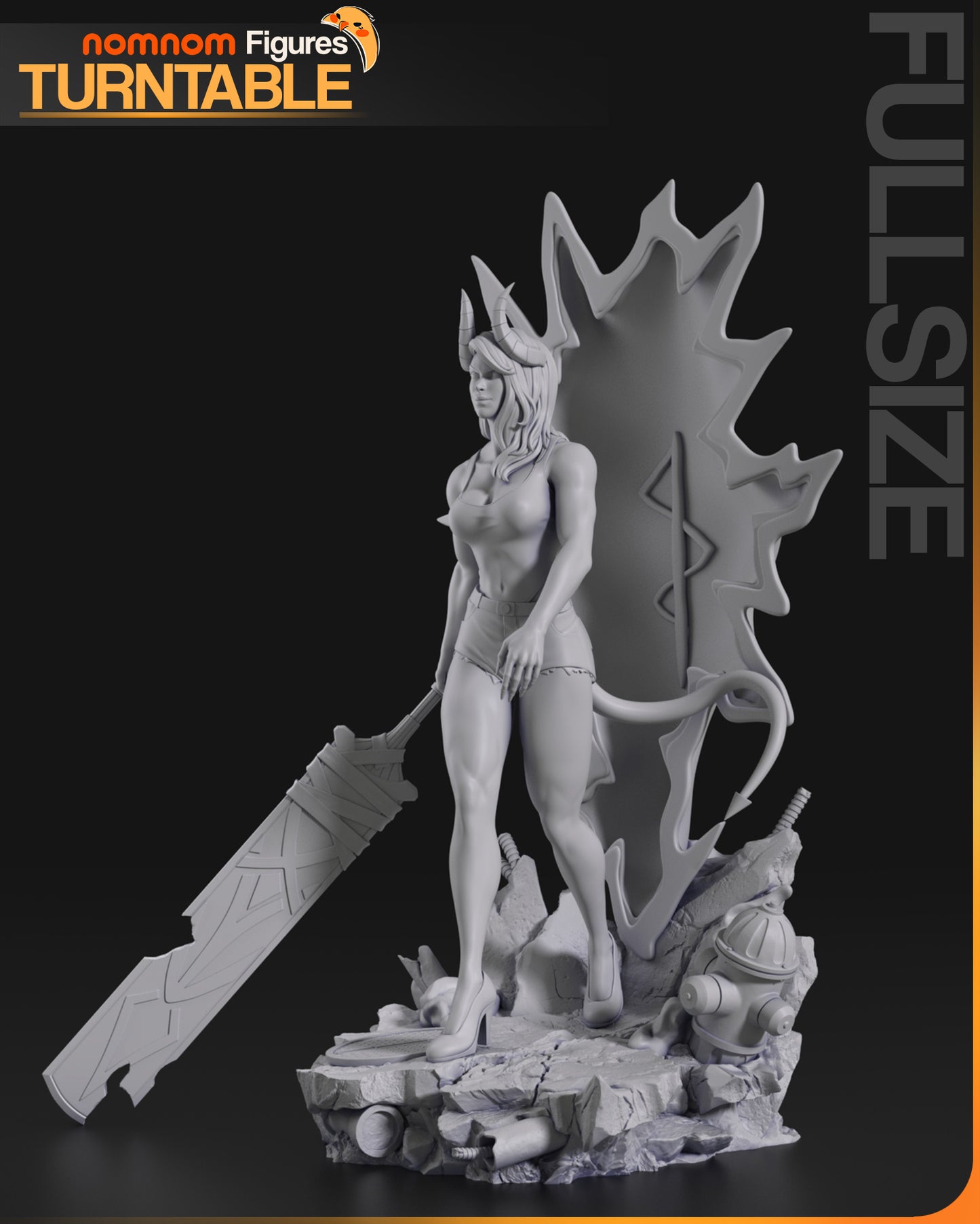 Malevola - Unassembled and Unpainted Garage Kit - Model Designed by NomNom Figures